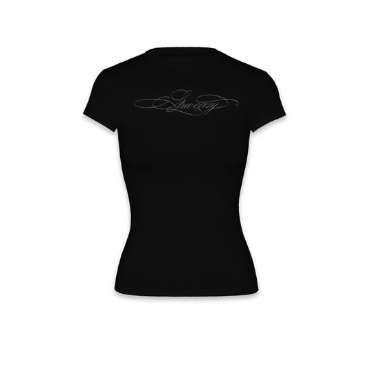 SWE FLOW BABY TEE - BLACK