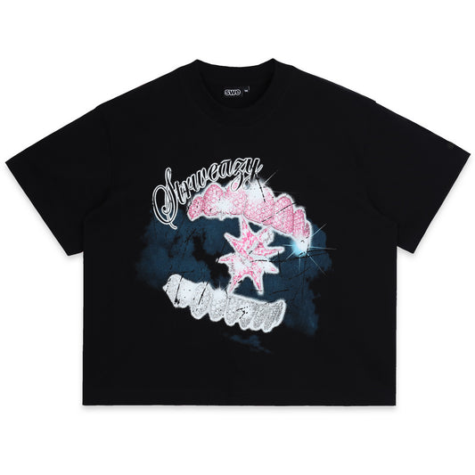 SWE GRILLZ BOXY TEE - BLACK