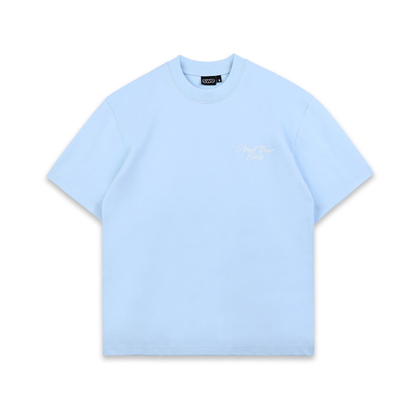 SWE TROPIC TEE - BLACK/WHITE/ROYAL BLUE/POWDER BLUE