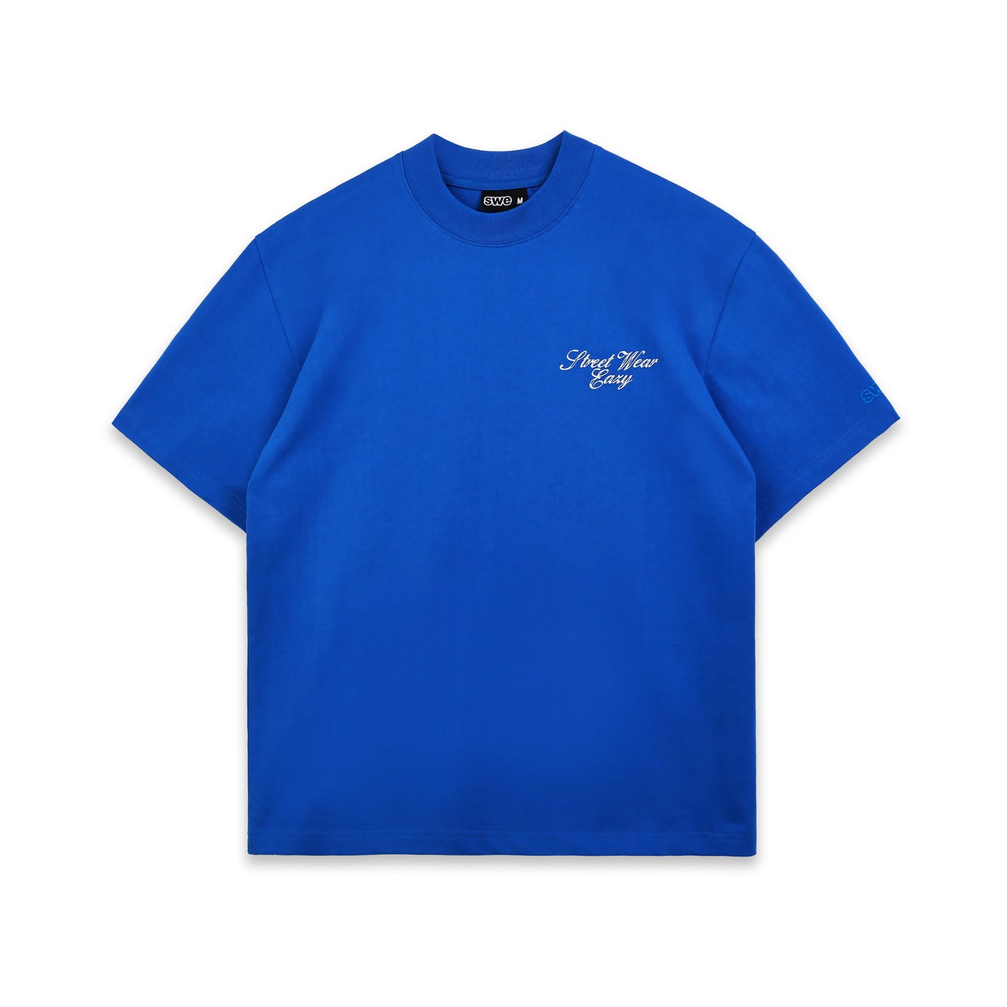 SWE TROPIC TEE - BLACK/WHITE/ROYAL BLUE/POWDER BLUE