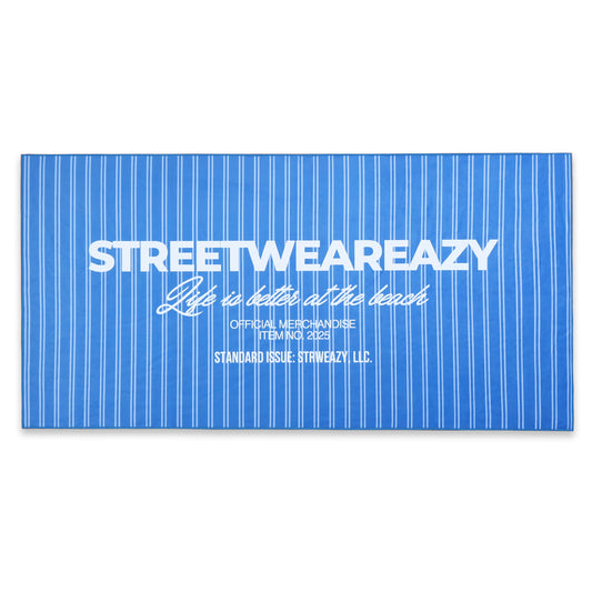 SWE BEACH TOWEL - RED/BLUE