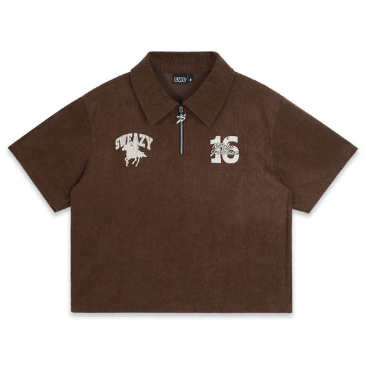SWE CORDUROY SHIRT - BROWN