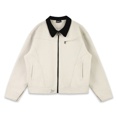 SWE SCRIPT JACKET - BEIGE