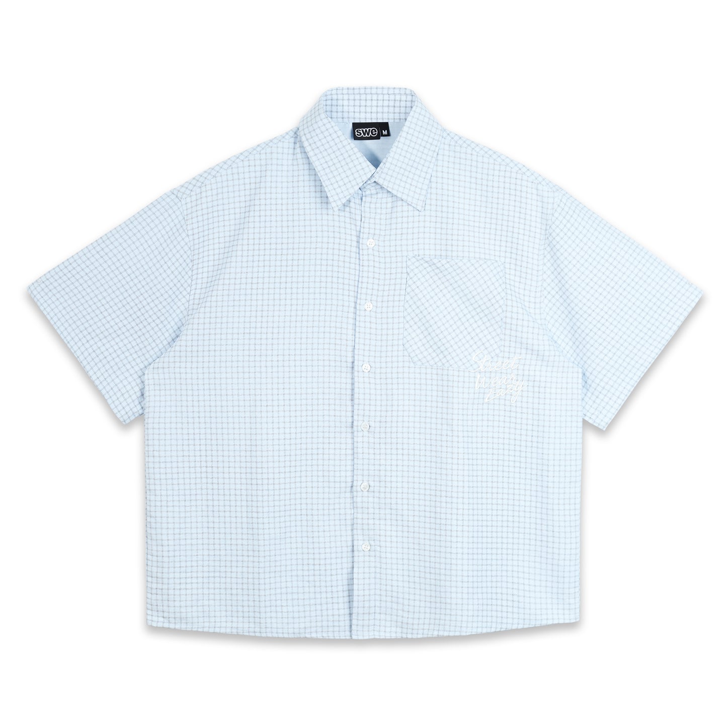 SWE GRID WORK SHIRT - BLUE