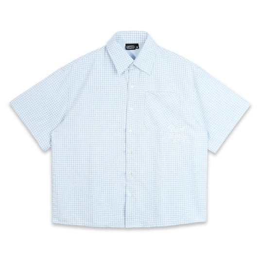 SWE GRID WORK SHIRT - BLUE