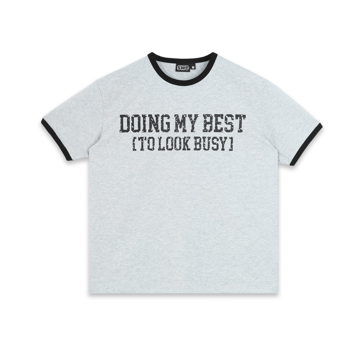 SWE BUSY RINGER TEE - GRAY