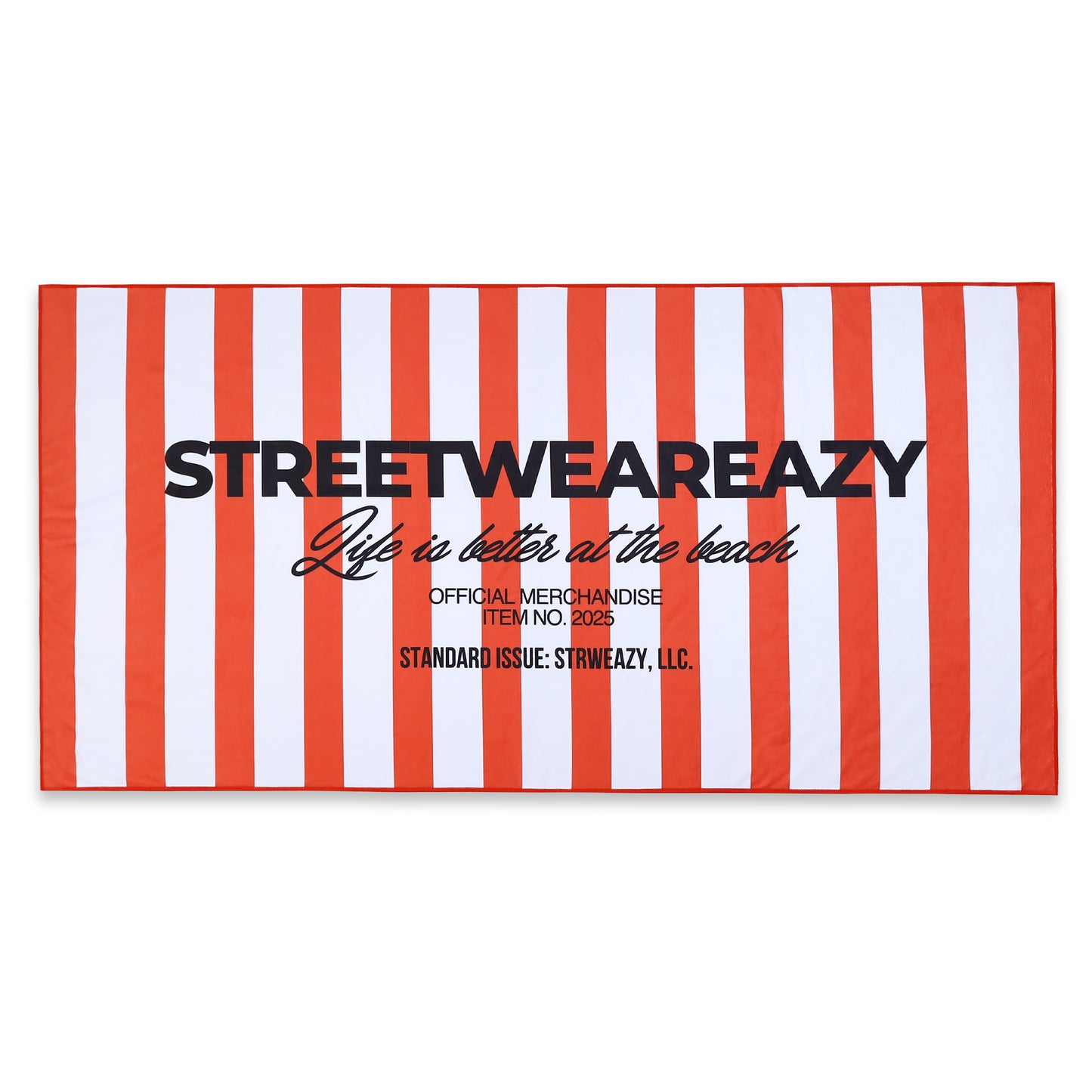 SWE BEACH TOWEL - RED/BLUE