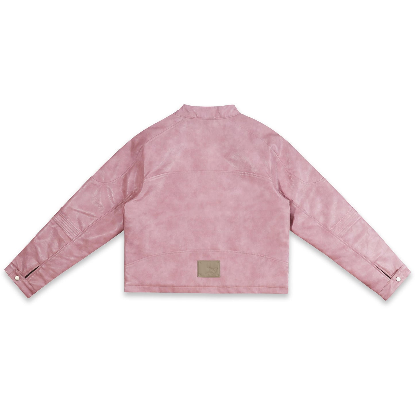 SWE BLOSSOM LEATHER JACKET - PINK