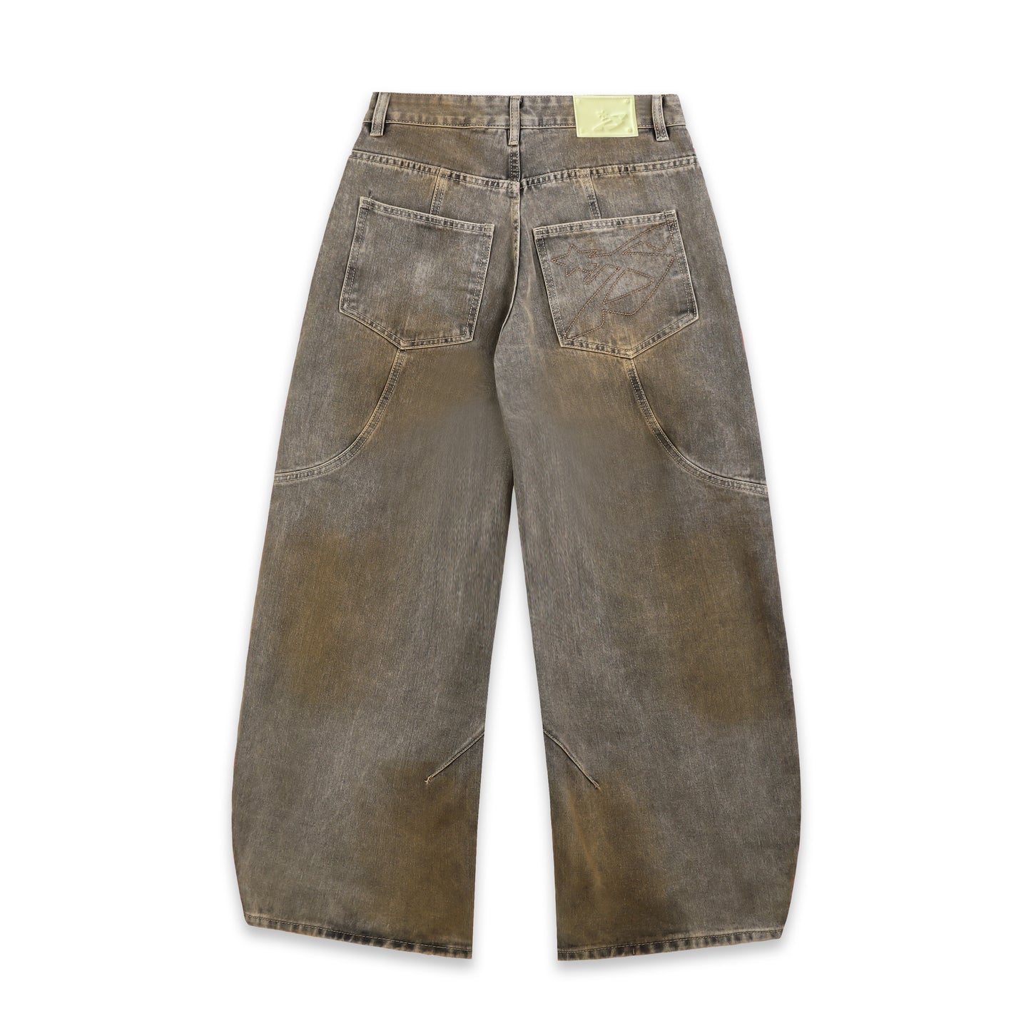 SWE ARC WIDE JEANS - MUD FADE