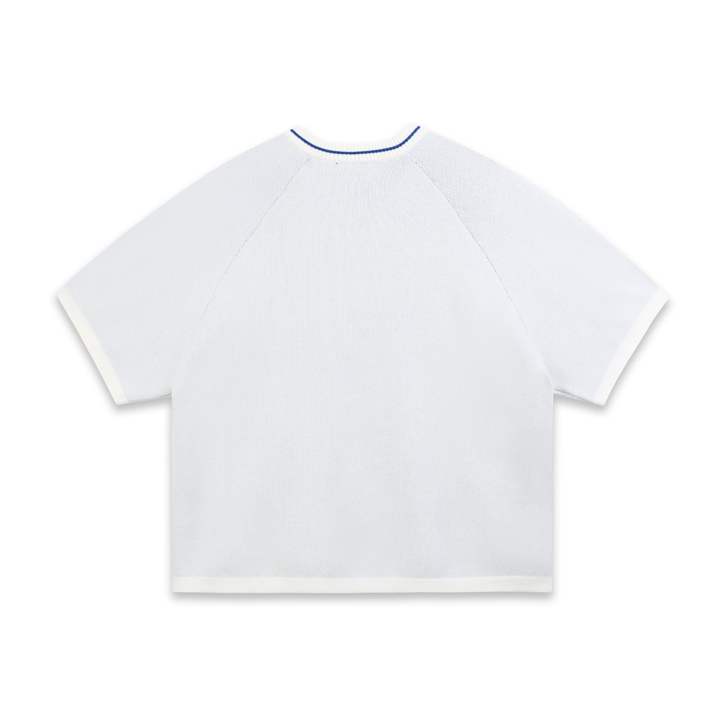 SWE FAM KNIT BOXY TEE - MISTRAL