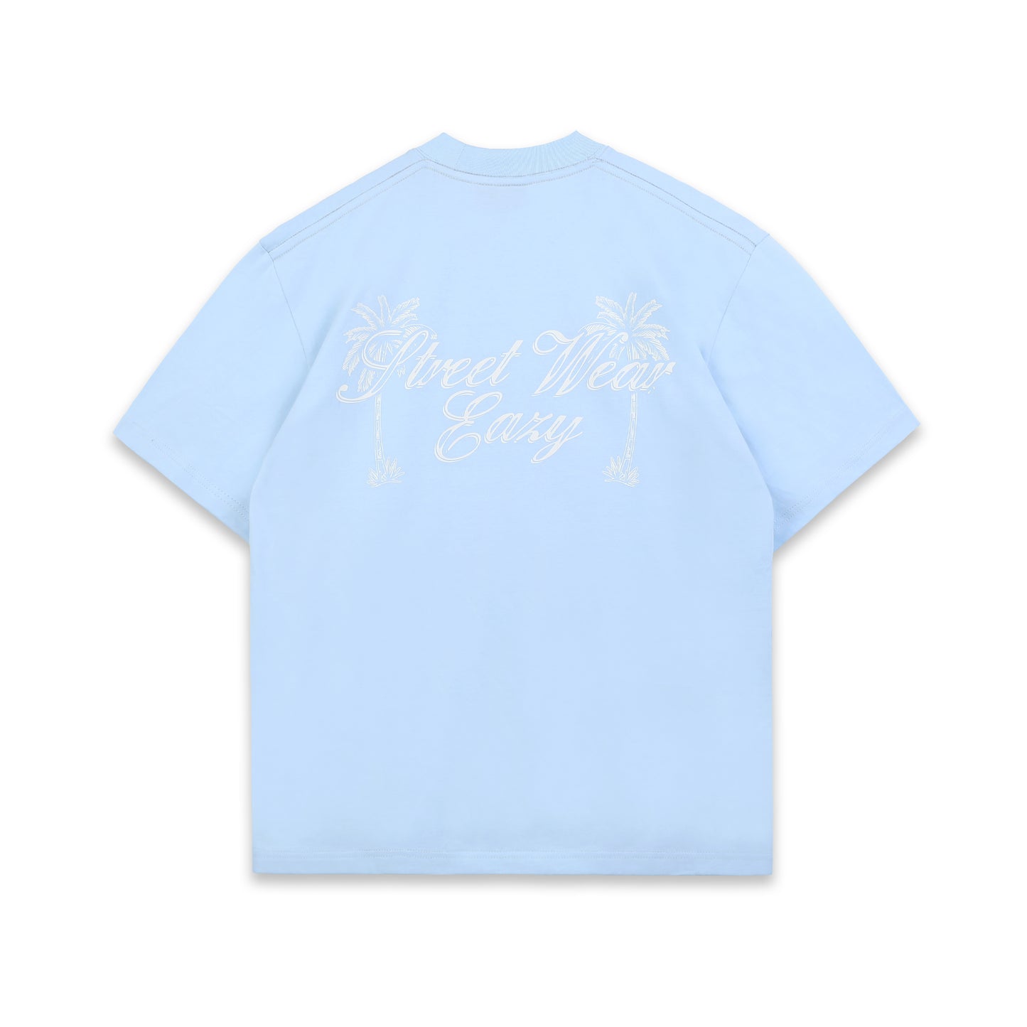 SWE TROPIC TEE - BLACK/WHITE/ROYAL BLUE/POWDER BLUE