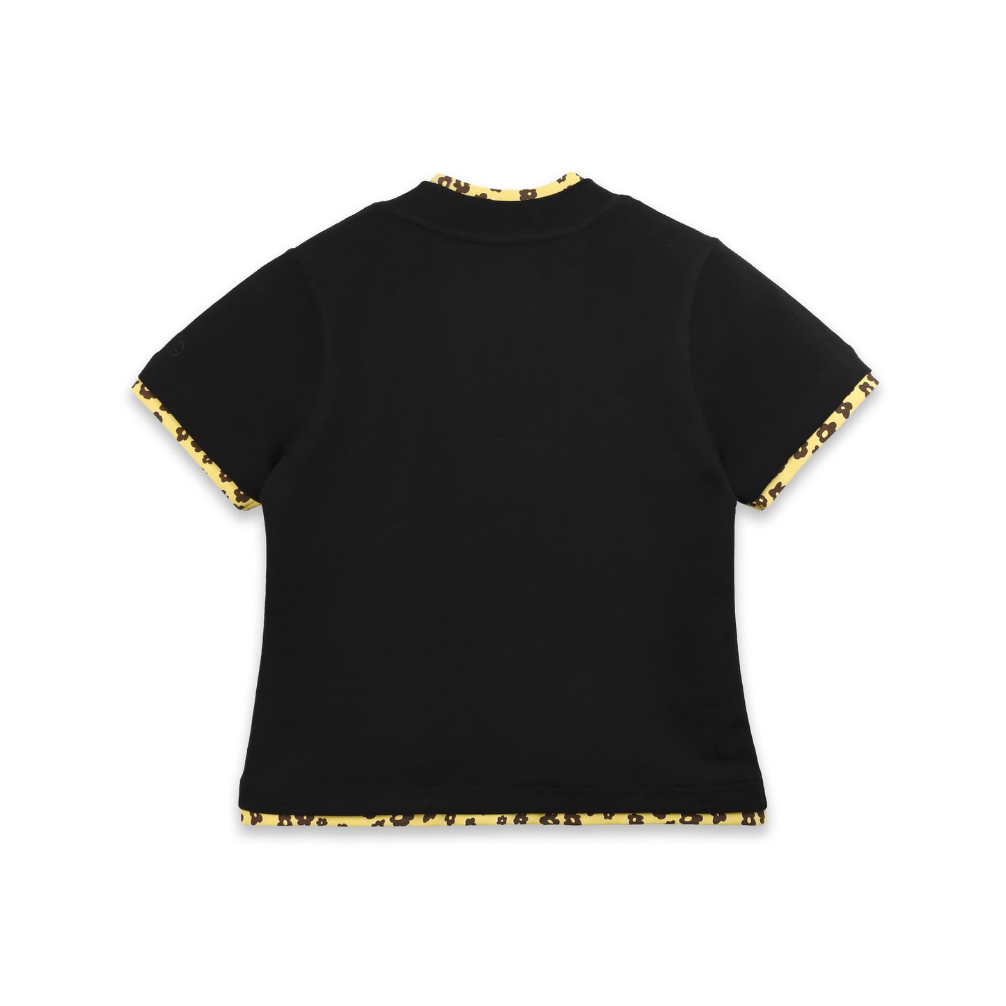 SWE BLOOM BABY TEE - WHITE/BLACK