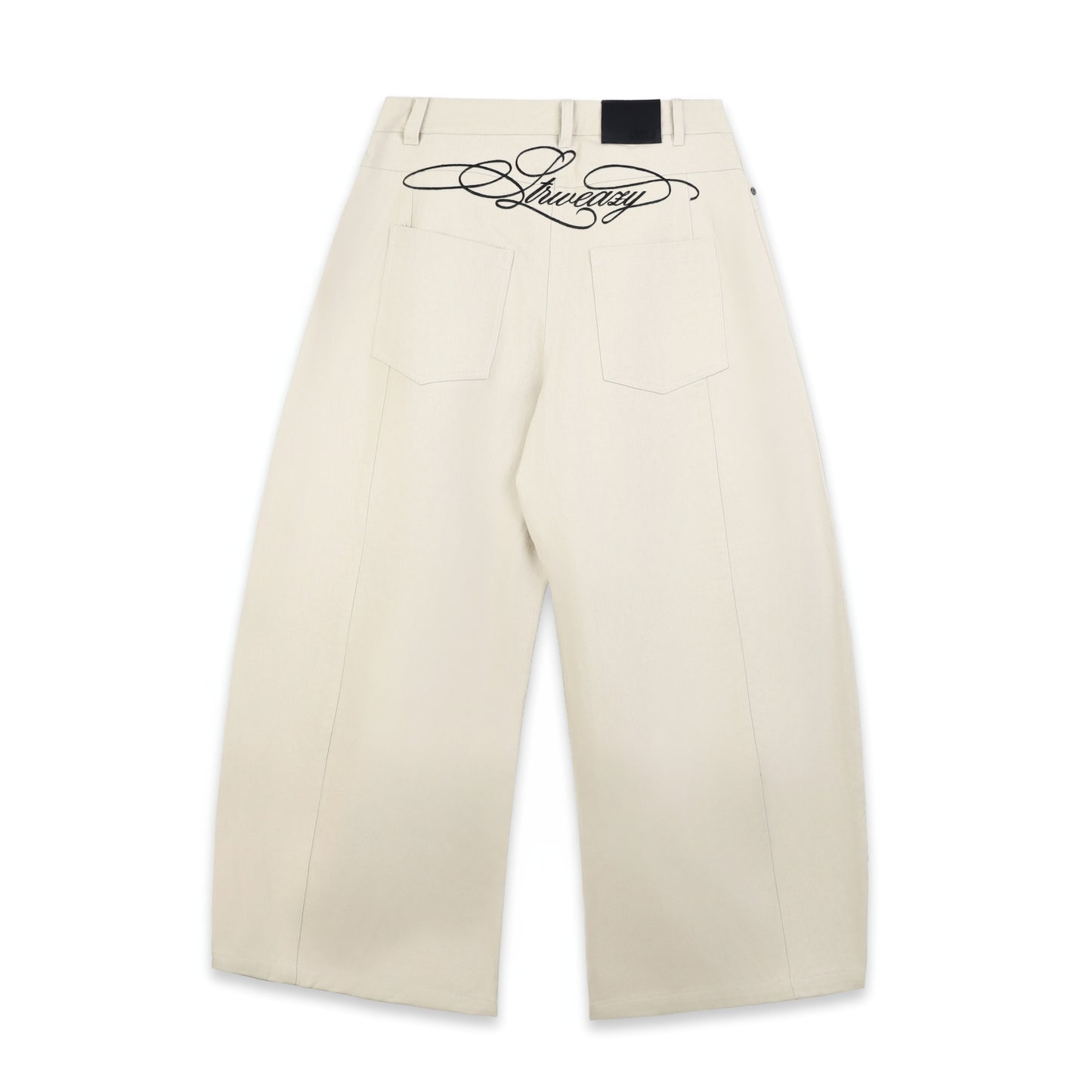SWE BARREL KHAKI PANTS - BEIGE