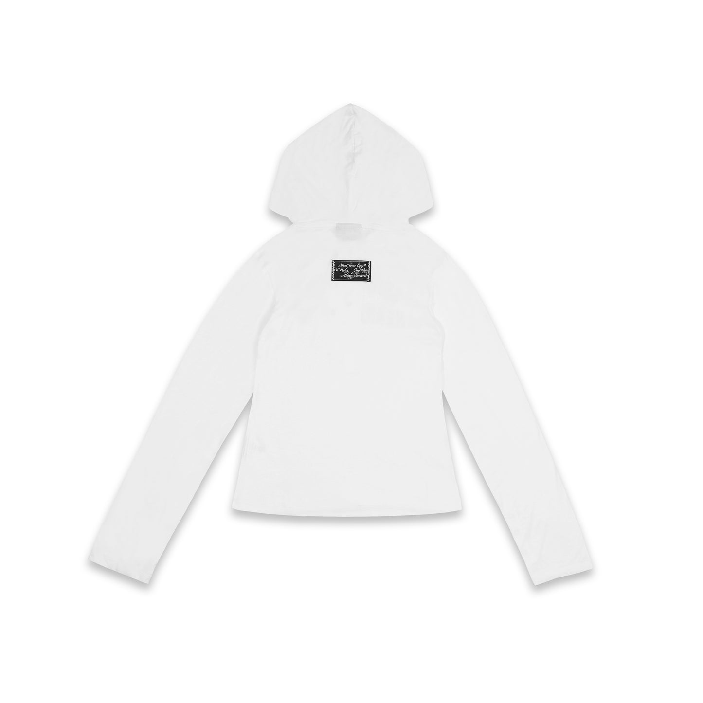 SWE ETIE BUTTON L/S TEE - WHITE