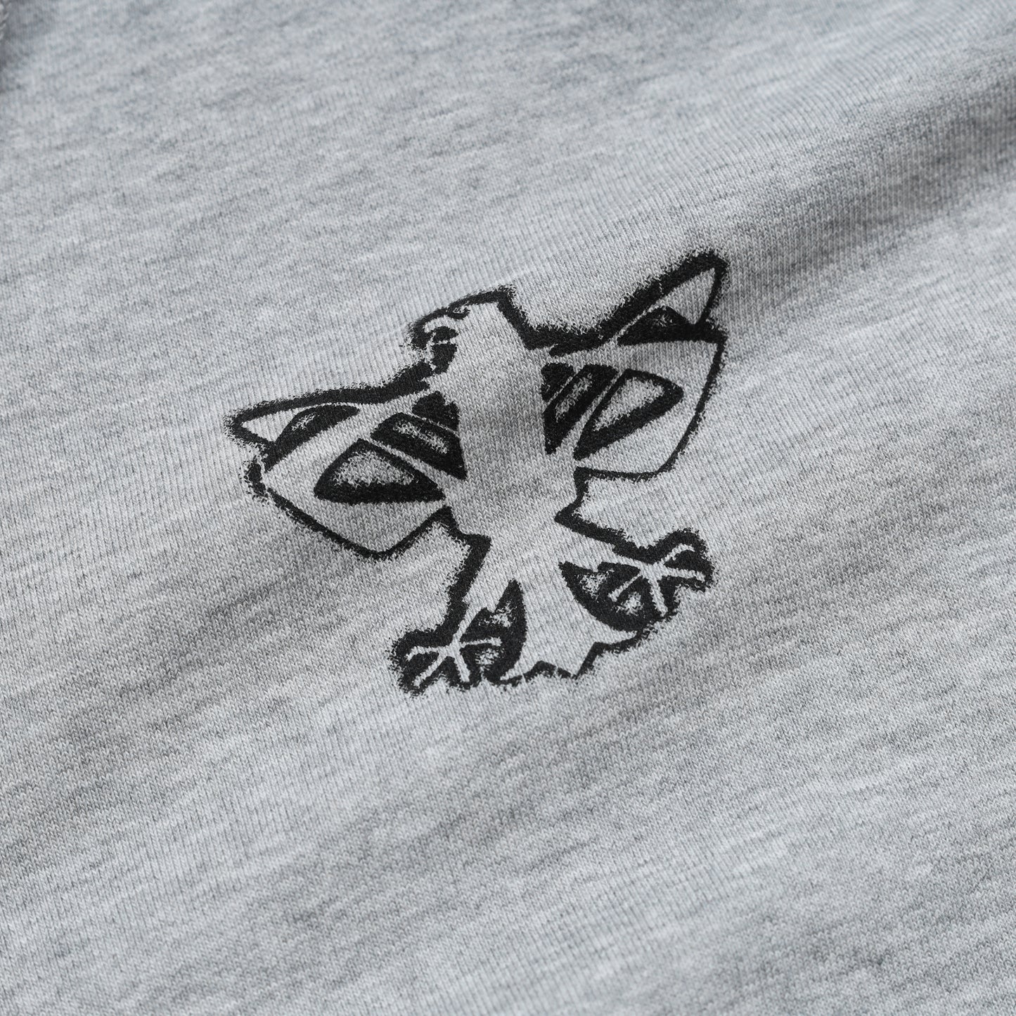 SWE CROSS ZIP HOODIE - GRAY