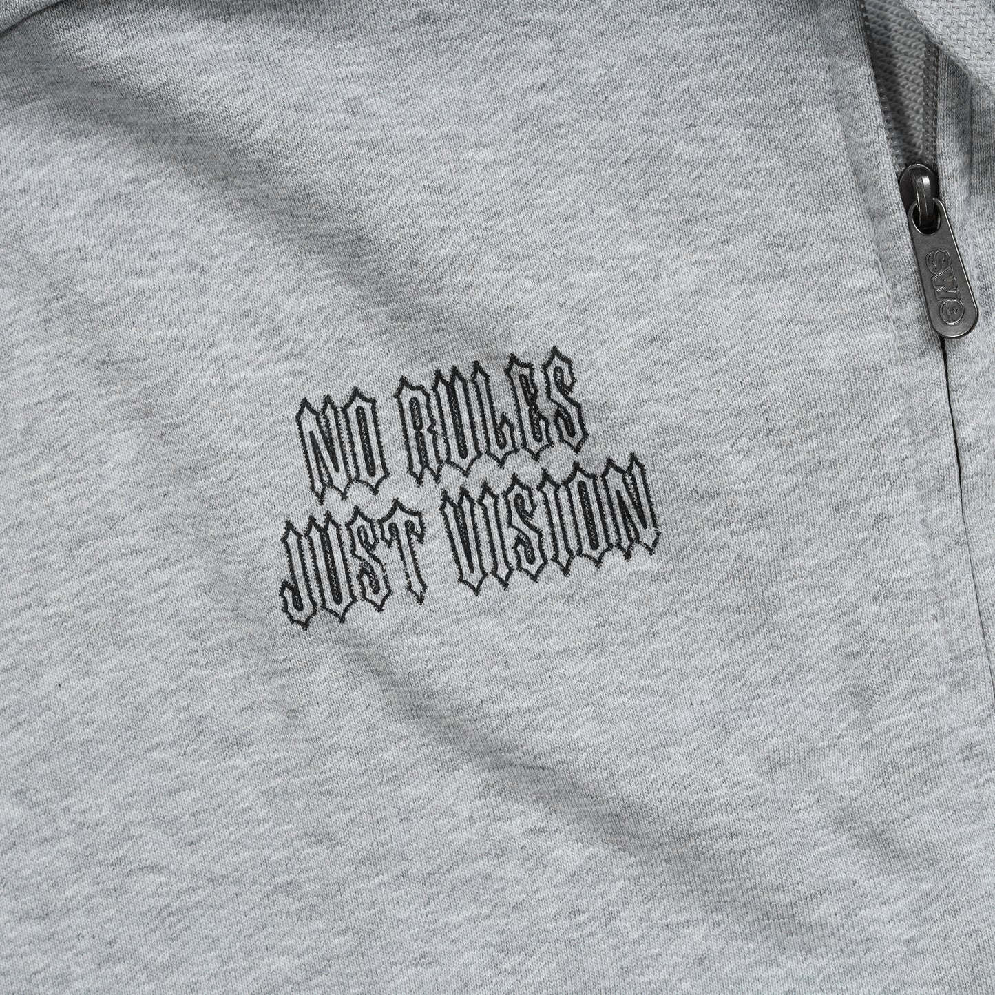 SWE CROSS ZIP HOODIE - GRAY