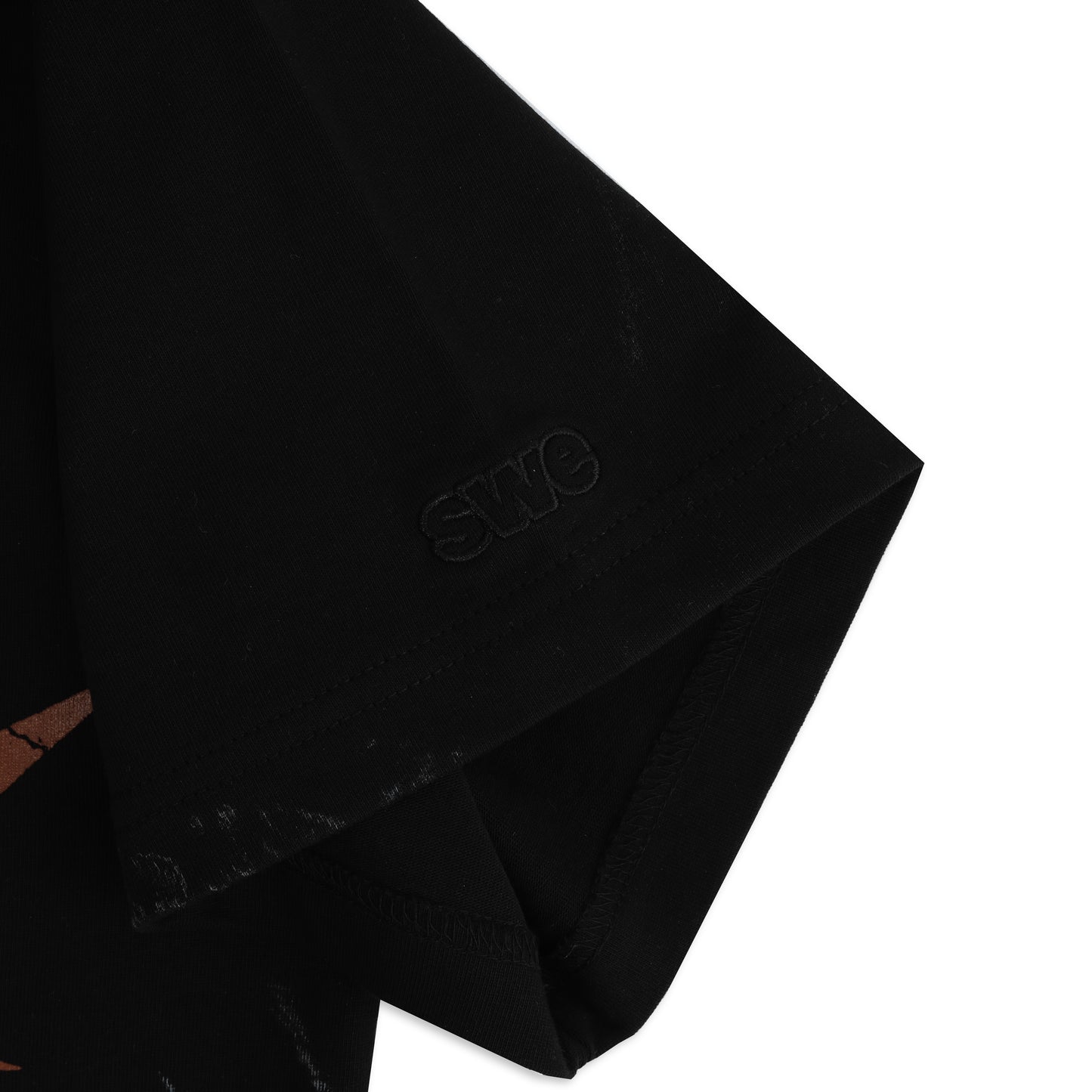 SWE SPIKE BOXY TEE - BLACK