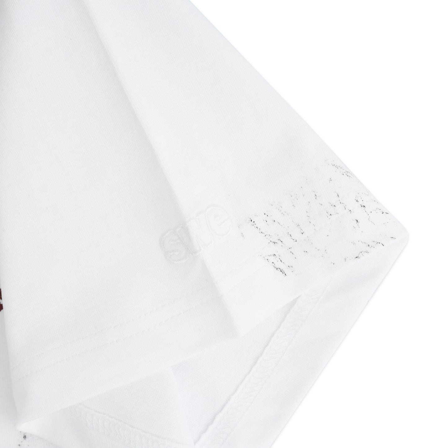 SWE SPIKE BOXY TEE - WHITE