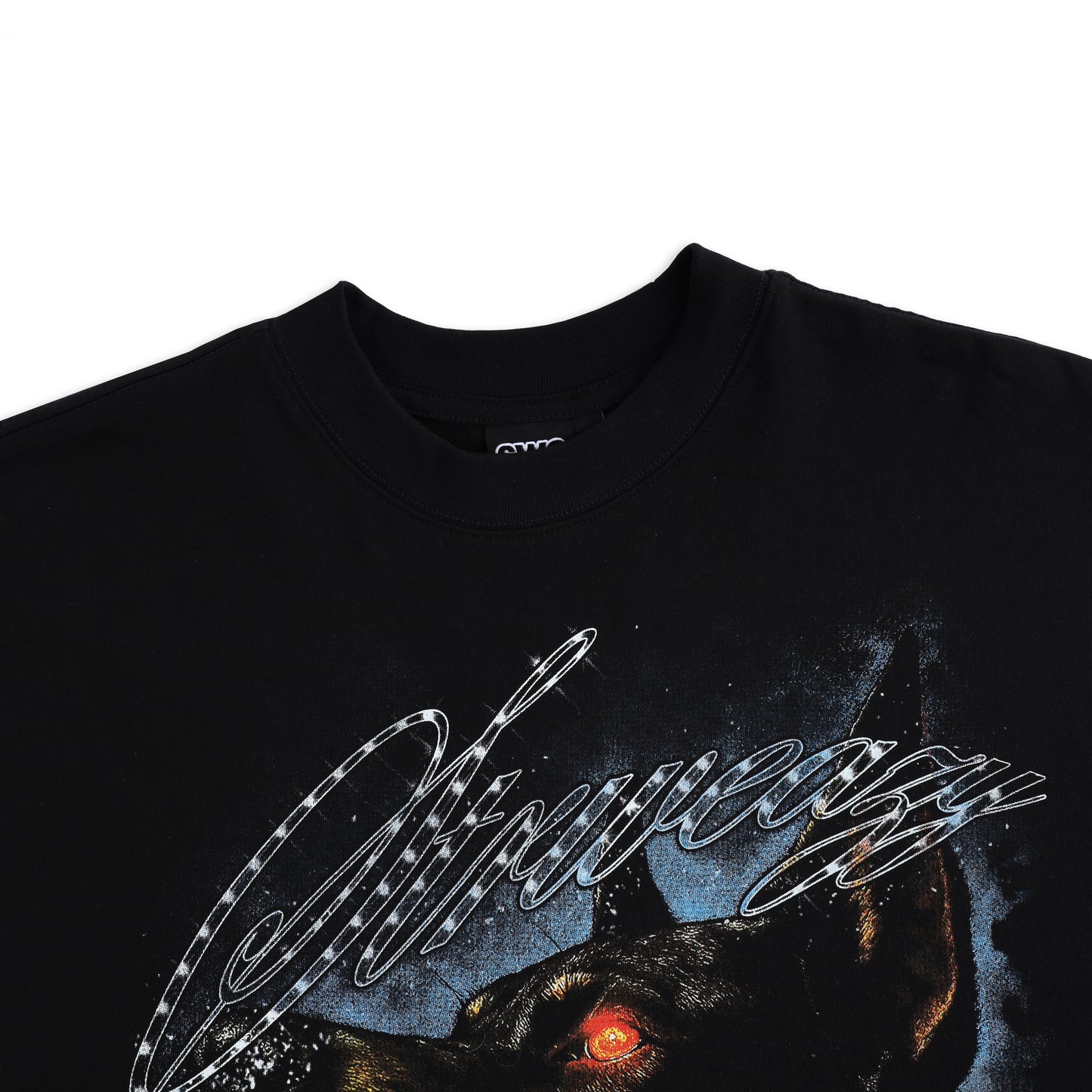 SWE DOBERMAN CUT TEE - BLACK