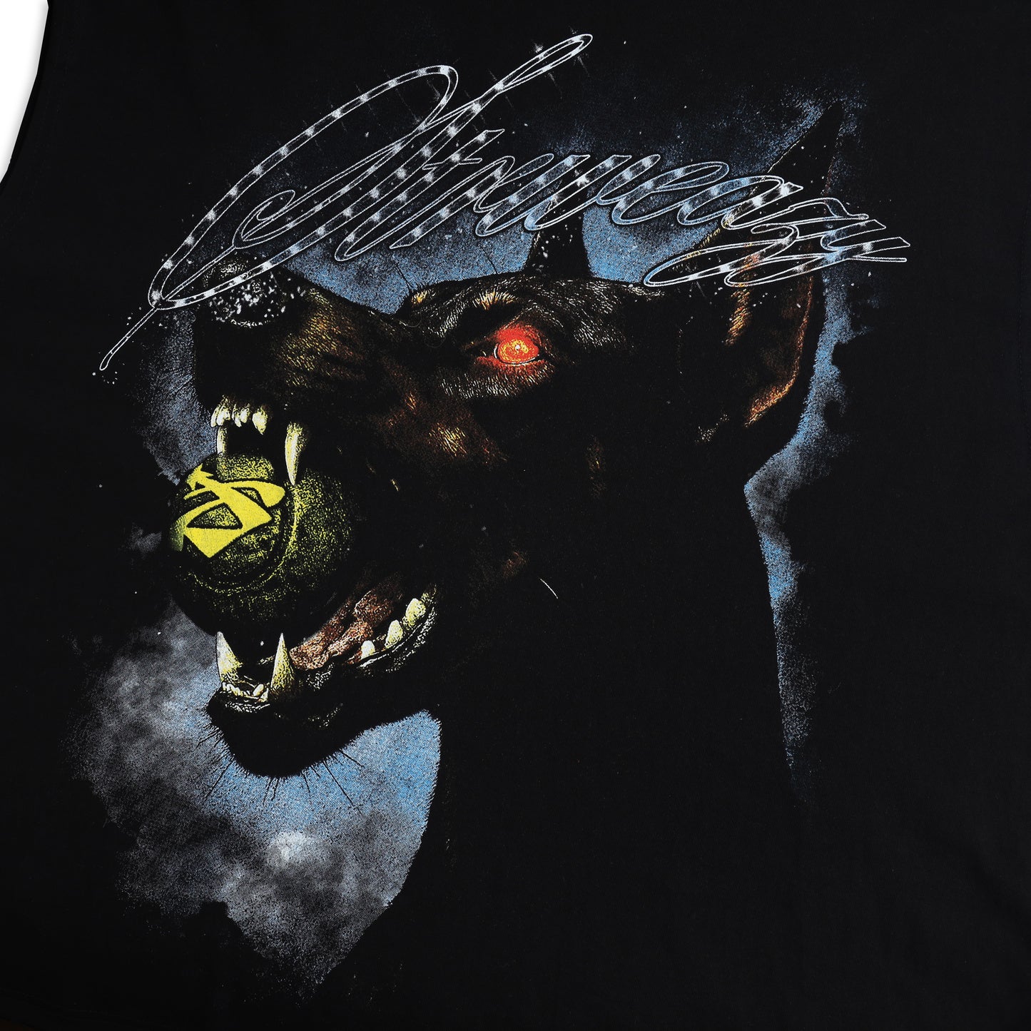 SWE DOBERMAN CUT TEE - BLACK