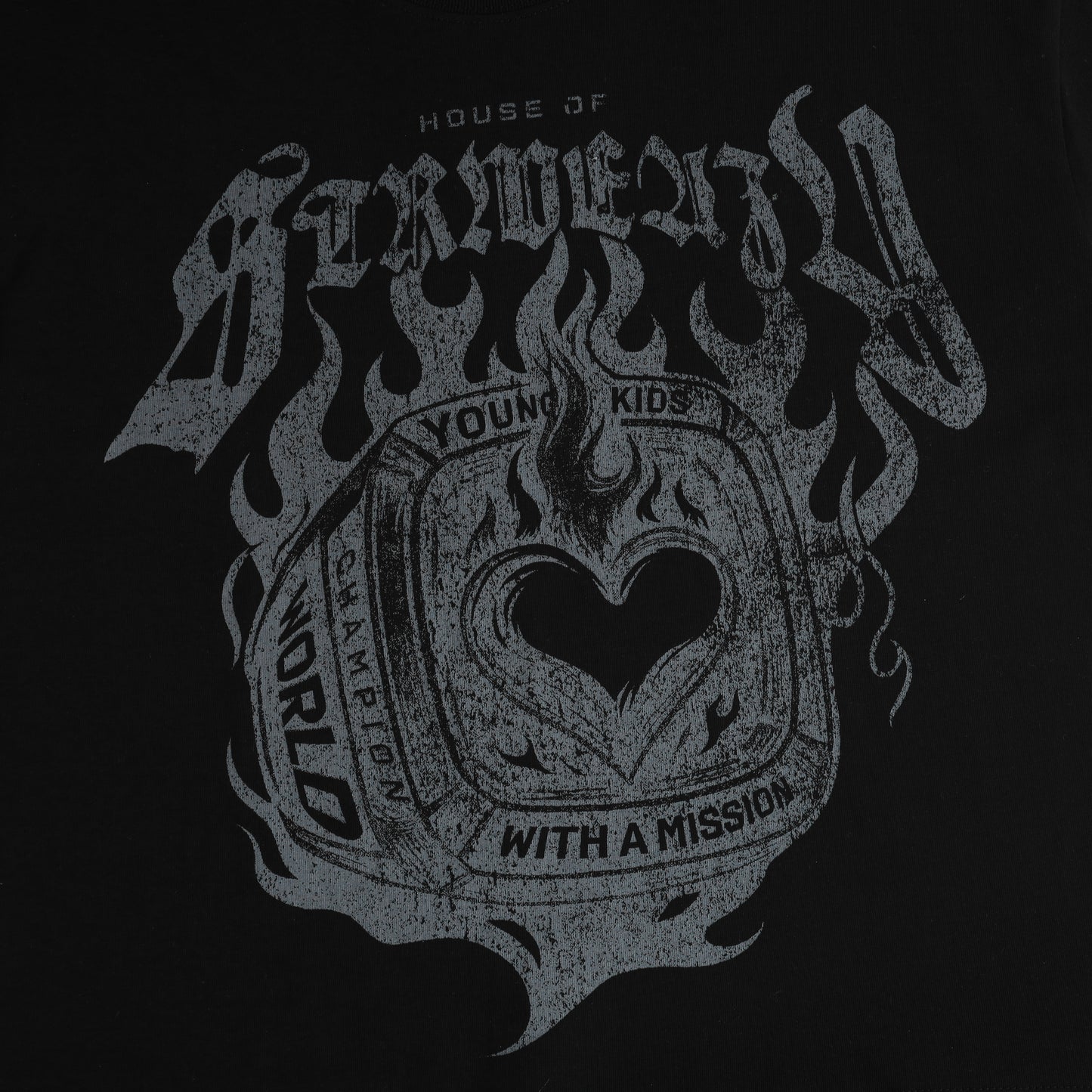 SWE RING BOXY TEE - BLACK