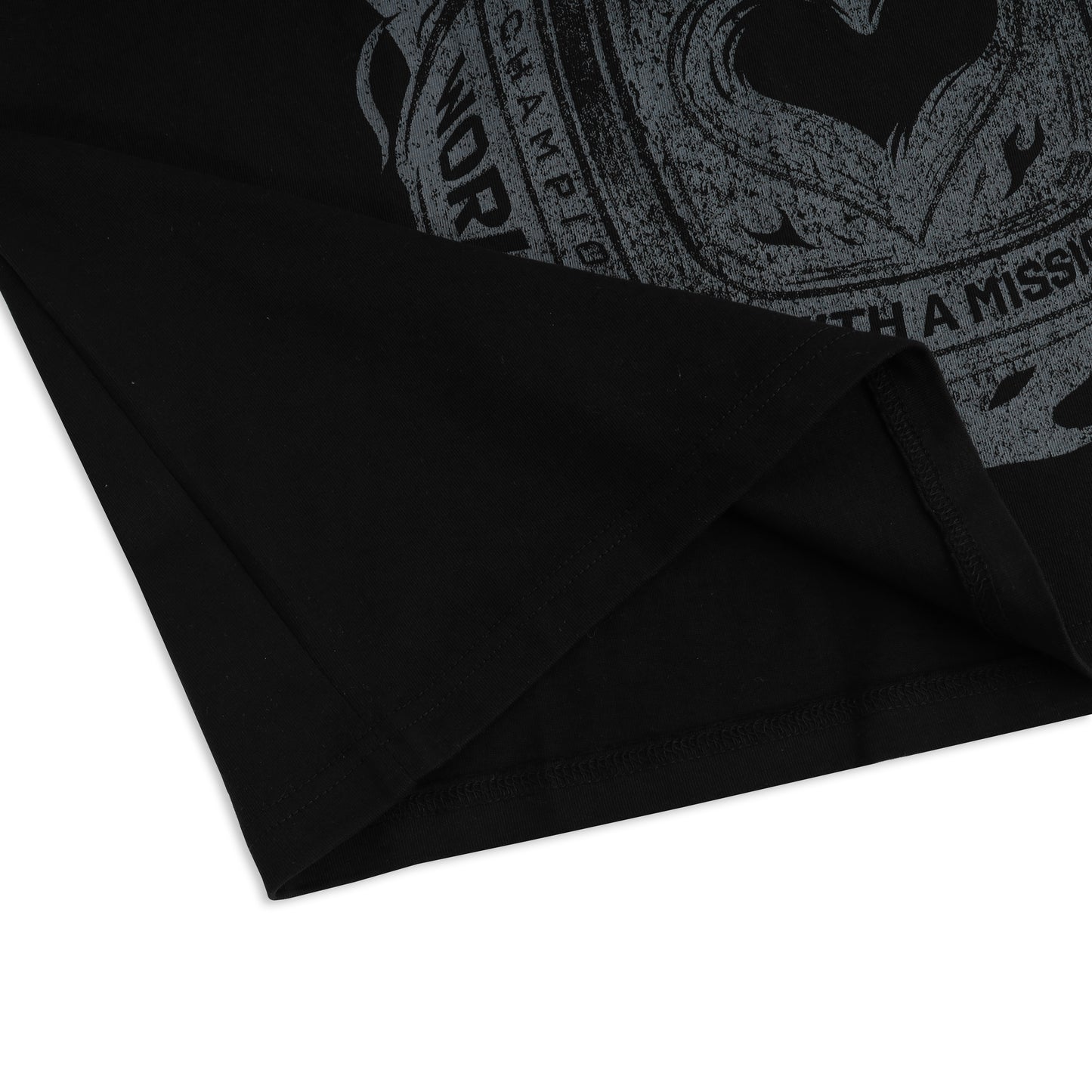 SWE RING BOXY TEE - BLACK