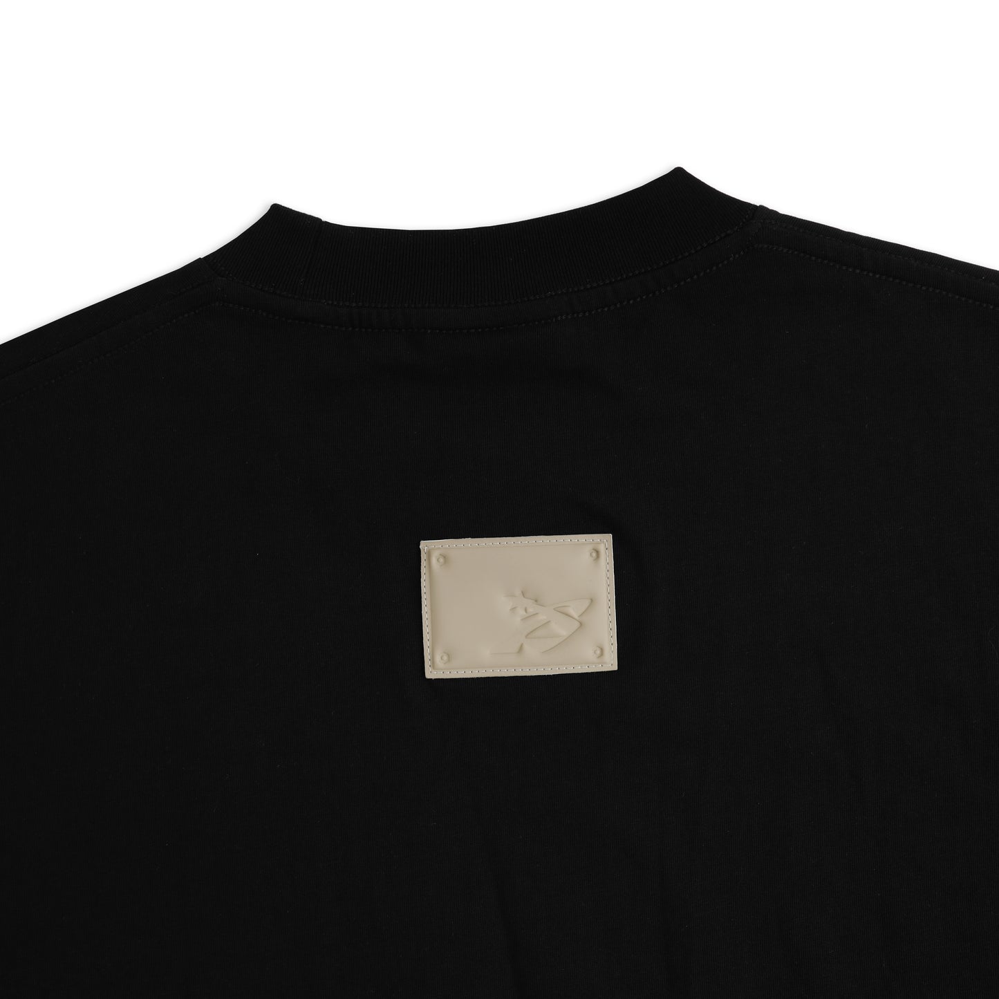 SWE RING BOXY TEE - BLACK