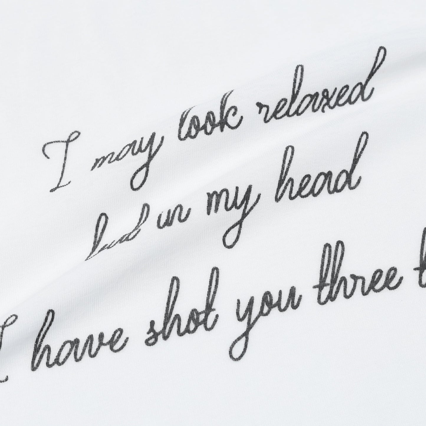 SWE HEADSHOT LS TEE - WHITE