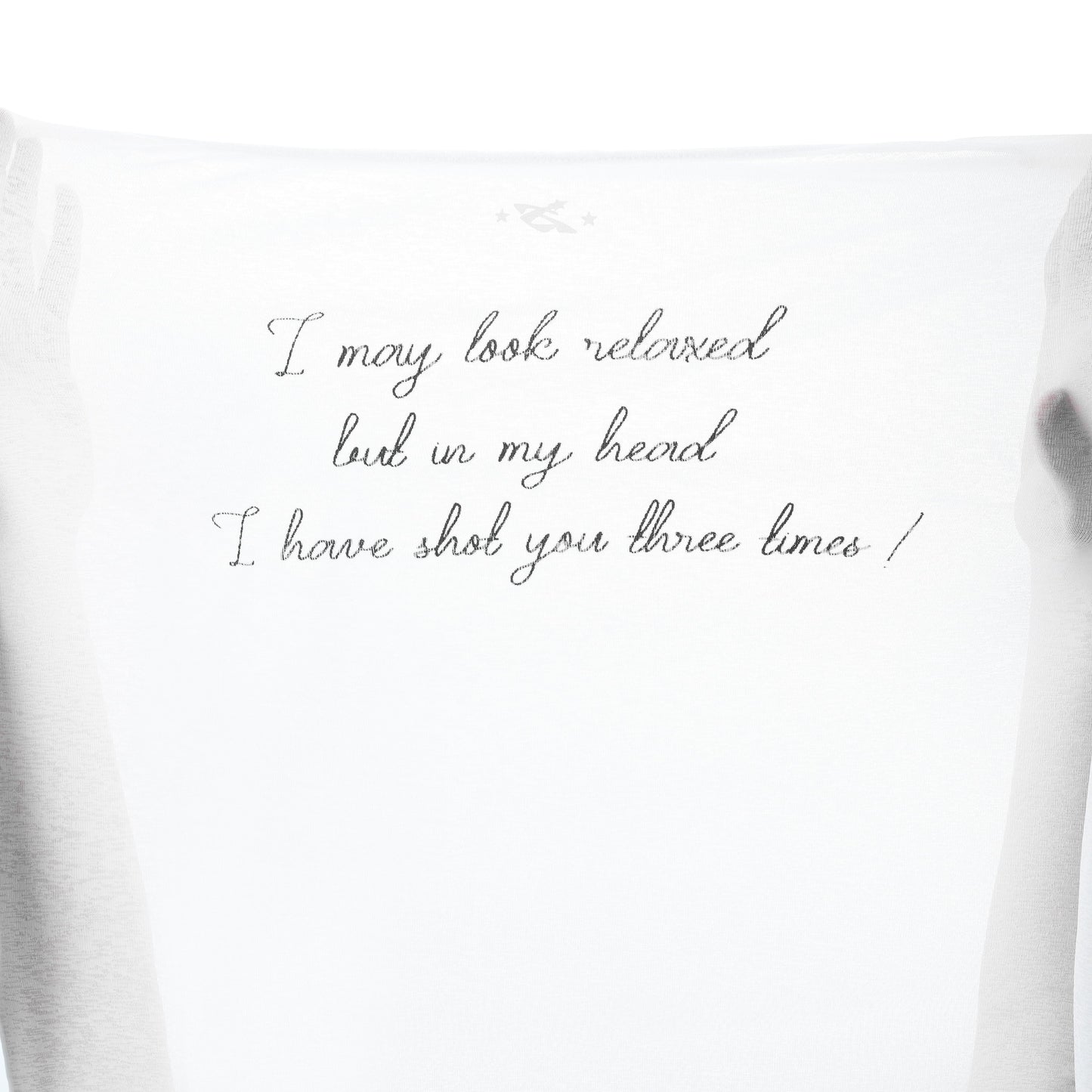 SWE HEADSHOT LS TEE - WHITE