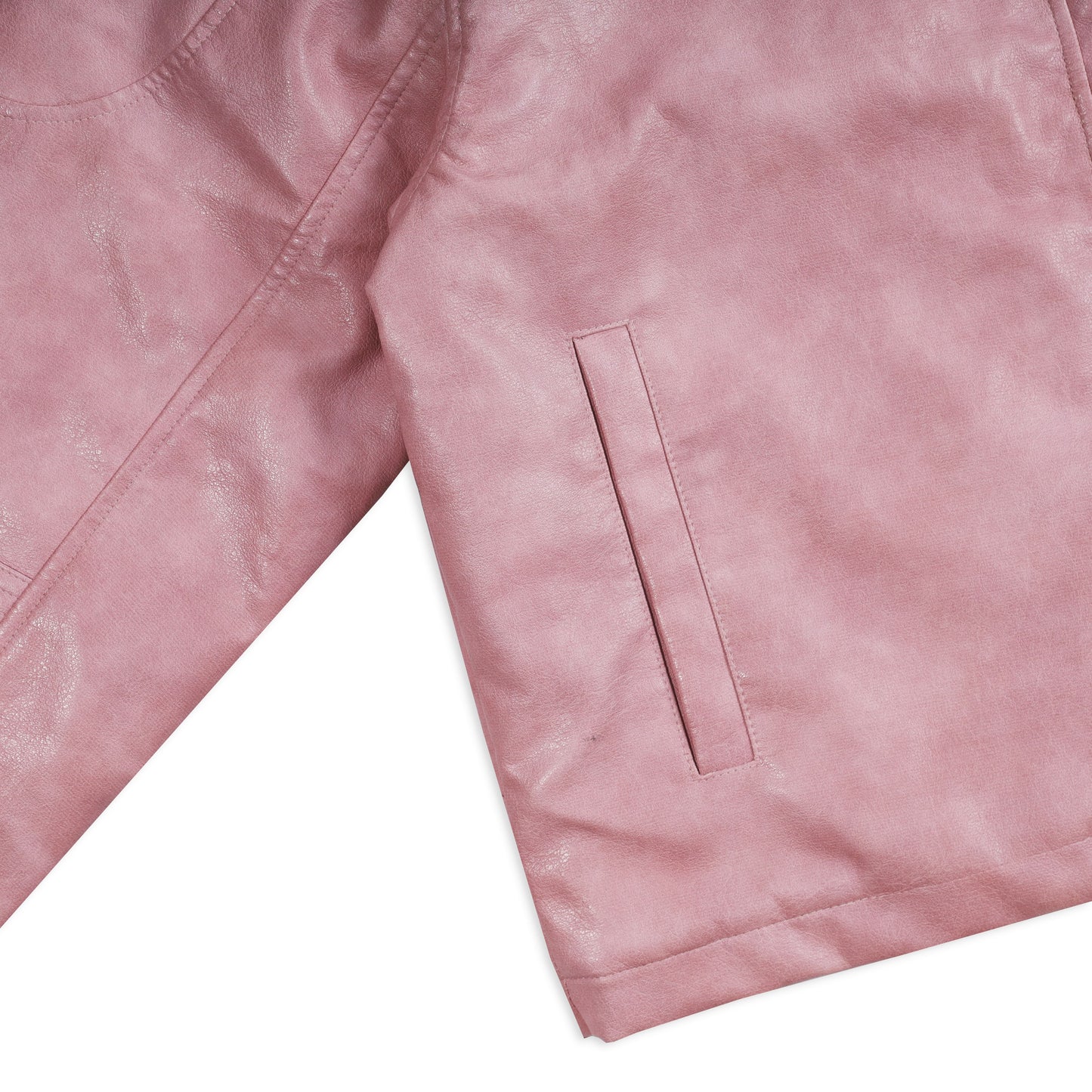 SWE BLOSSOM LEATHER JACKET - PINK