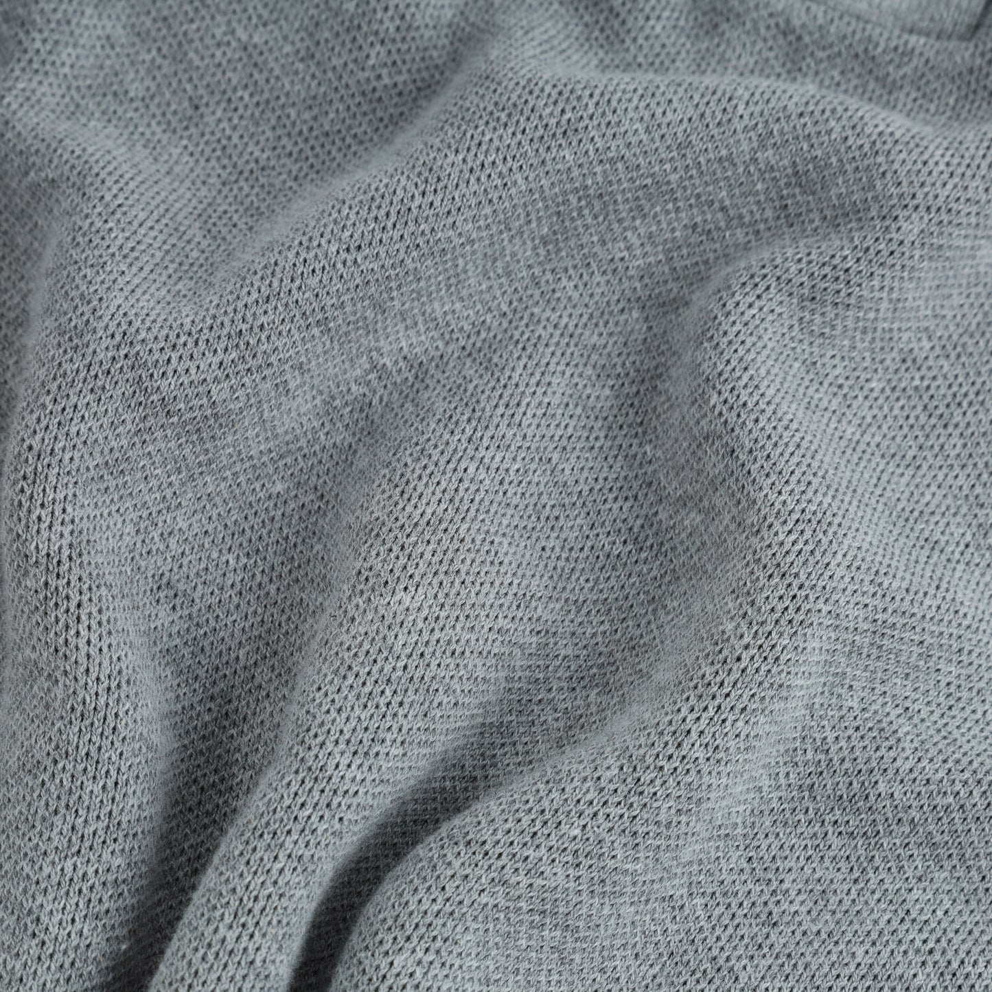 SWE KNIT POLO - GRAY