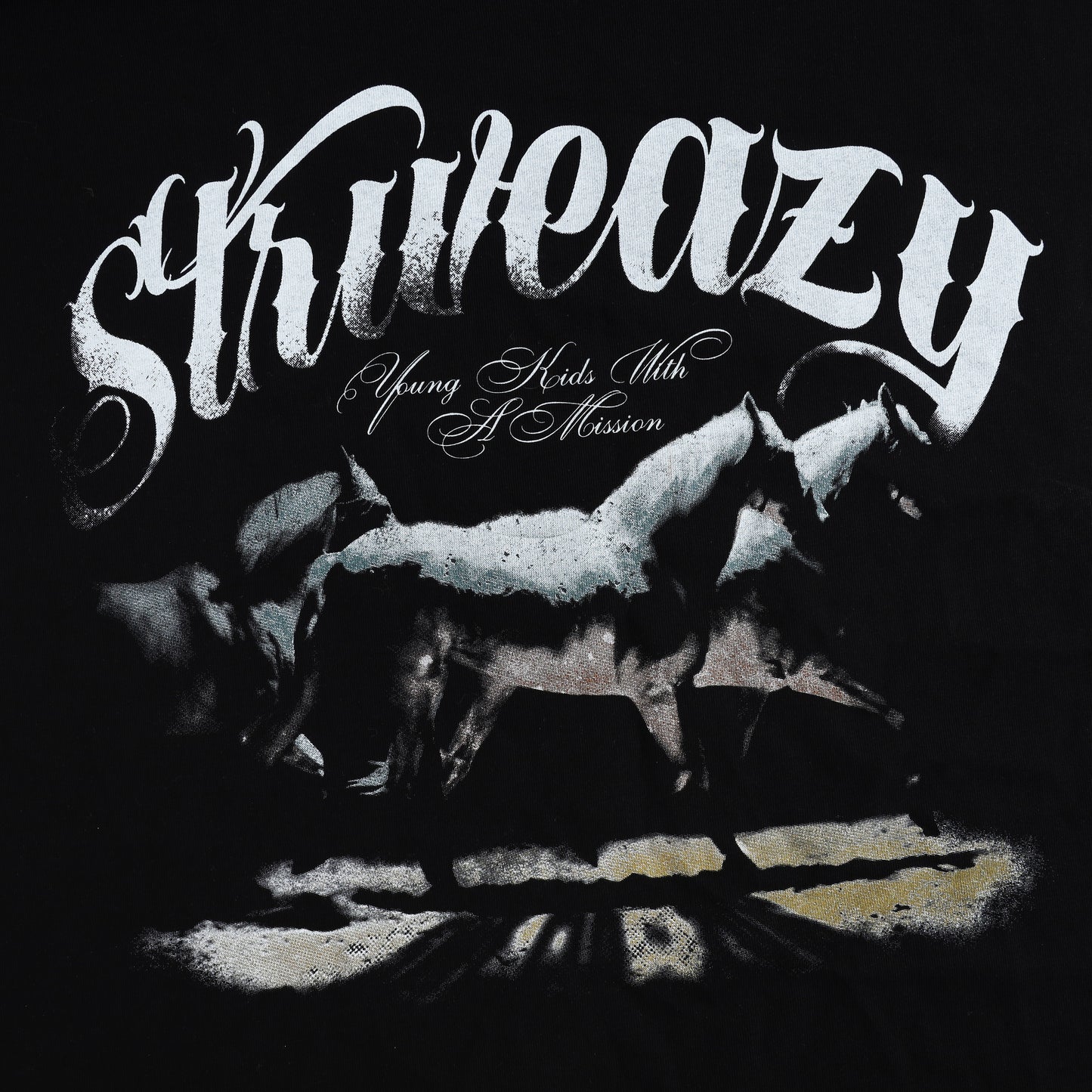 SWE STAMPEDE BOXY TEE - BLACK