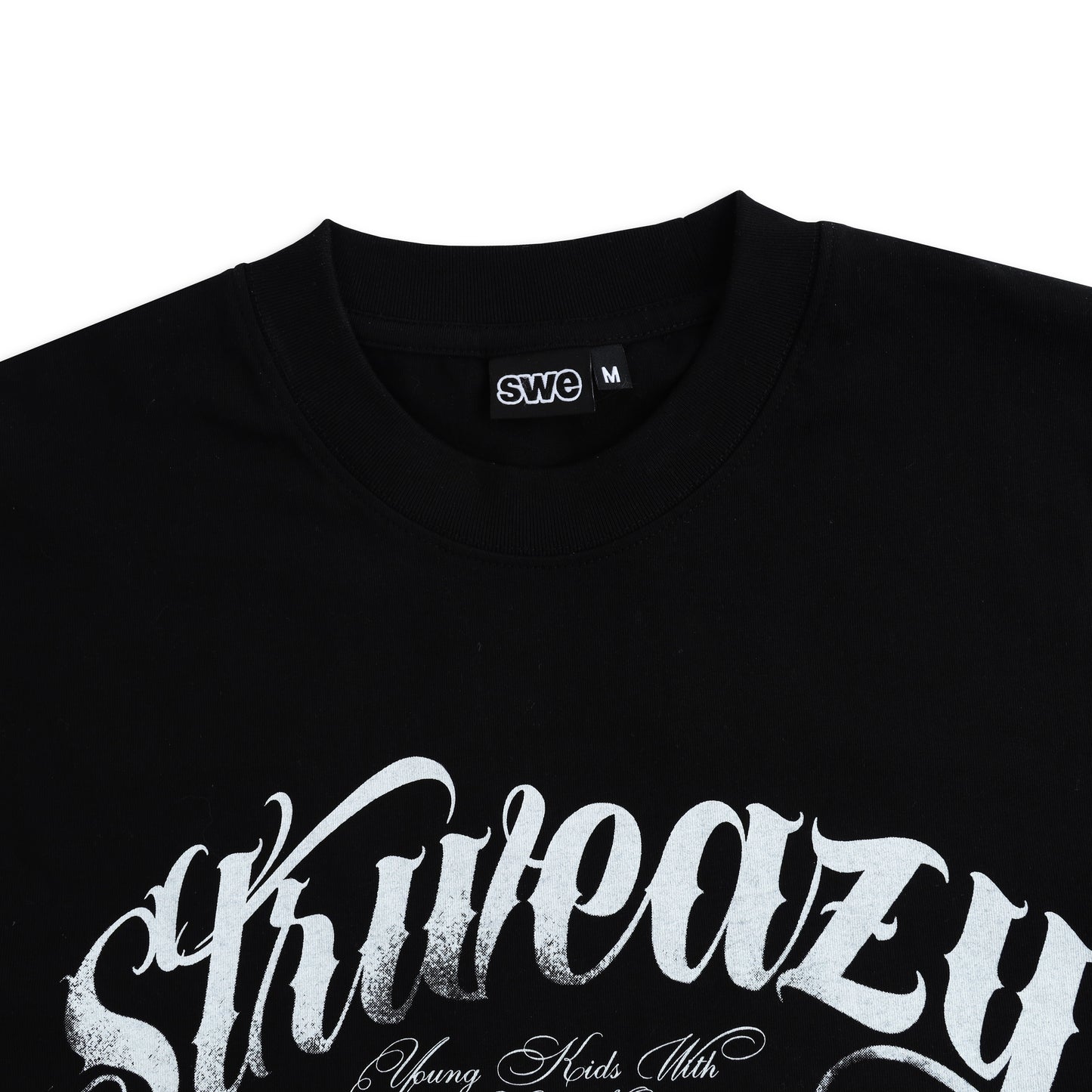 SWE STAMPEDE BOXY TEE - BLACK