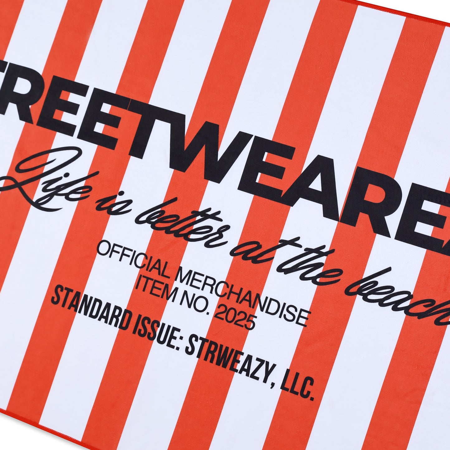 SWE BEACH TOWEL - RED/BLUE