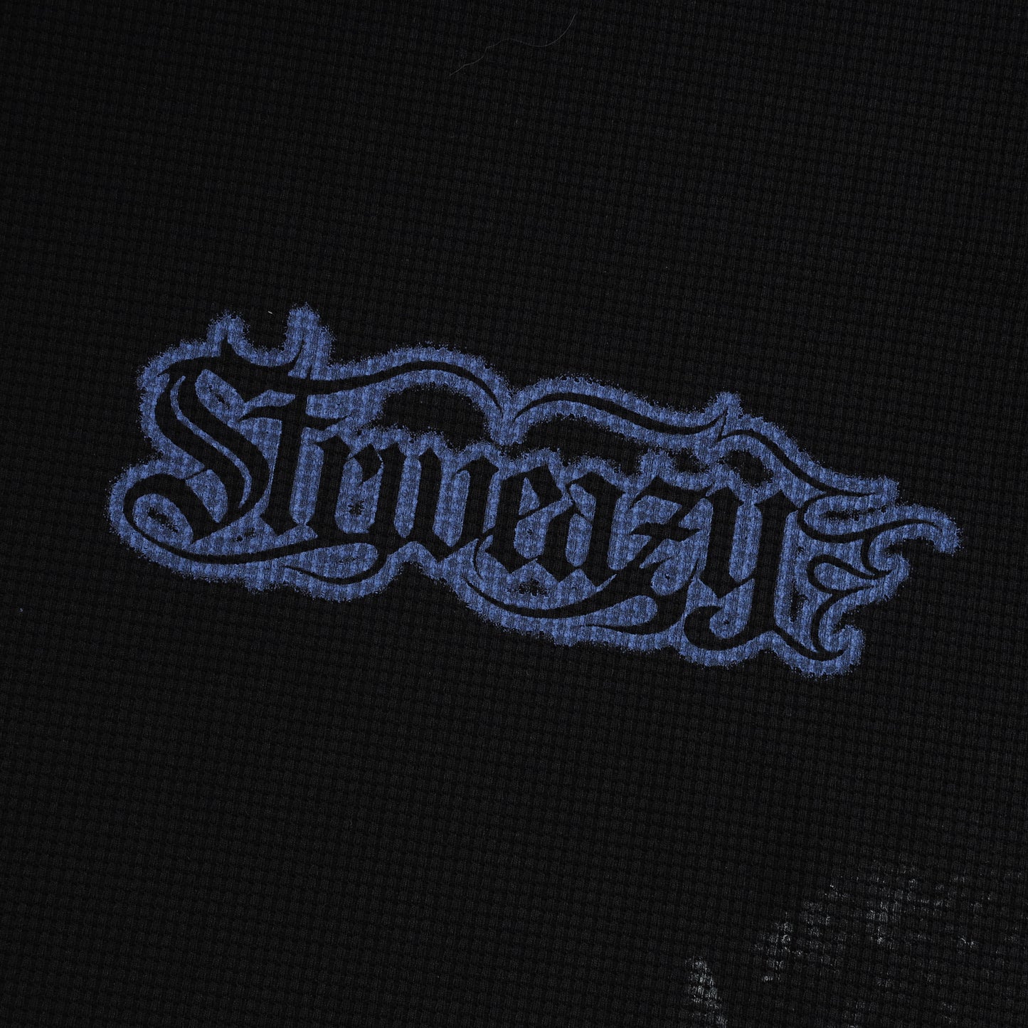 SWE ROYAL WAFFLE L/S TEE - BLACK