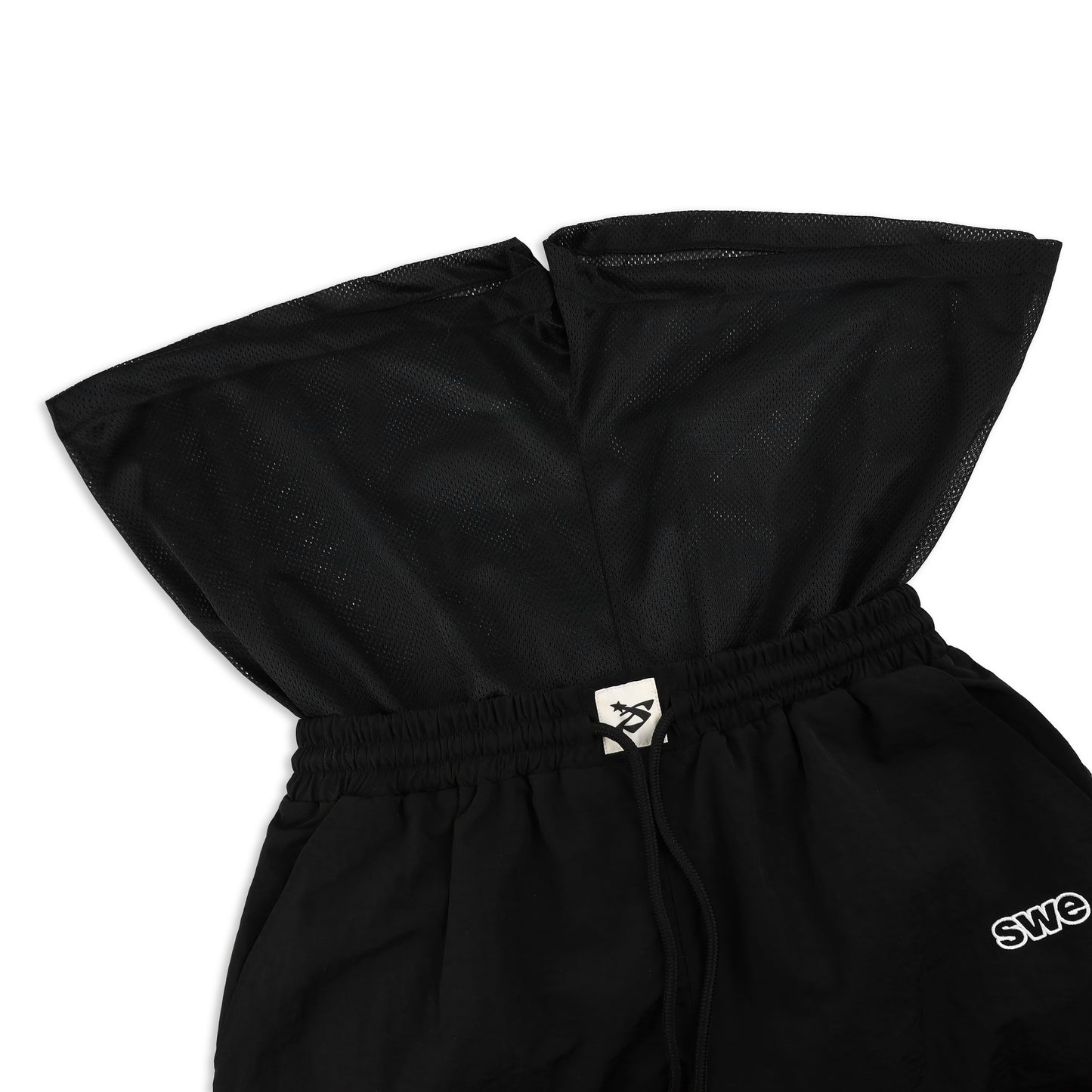 SWE UNIT9 SHORTS - BLACK/WHITE/RED