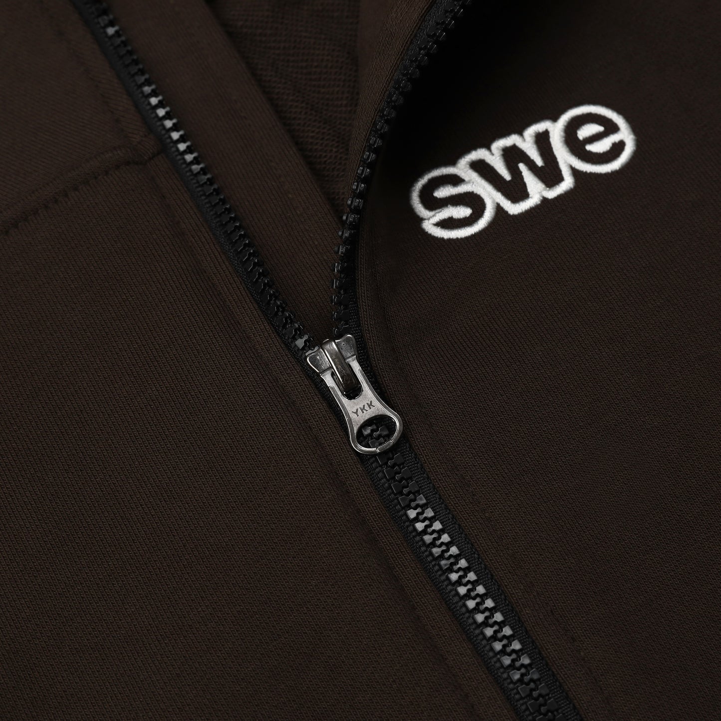 SWE HOODSTACK ZIP JACKET - BLACK/BROWN