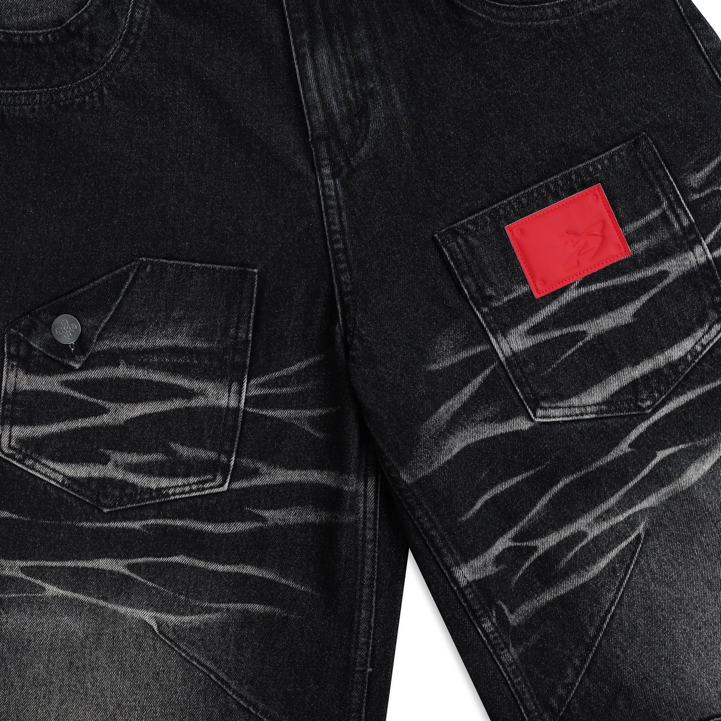 SWE WHISKER JEANS - WASHED BLACK