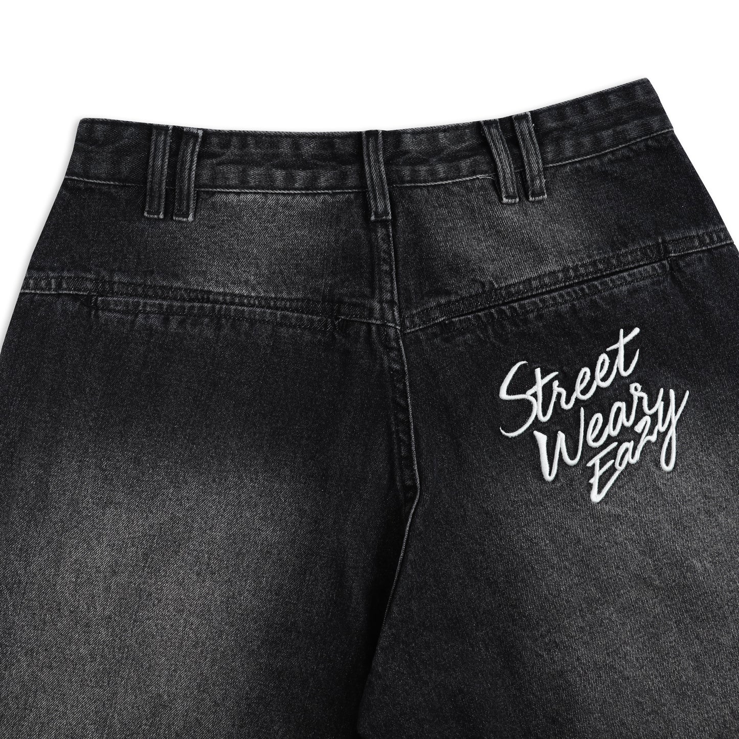 SWE WHISKER JEANS - WASHED BLACK