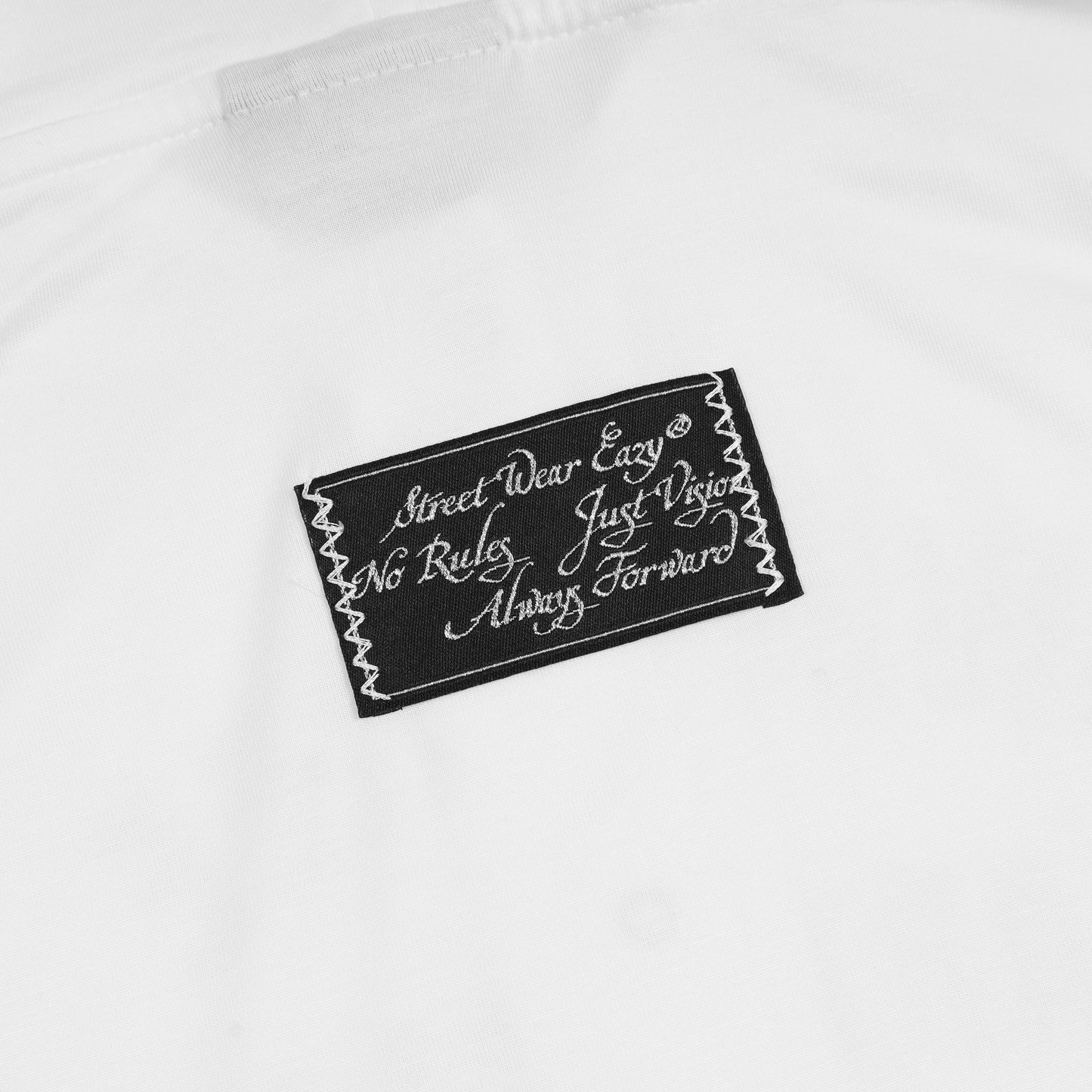 SWE ETIE BUTTON L/S TEE - WHITE