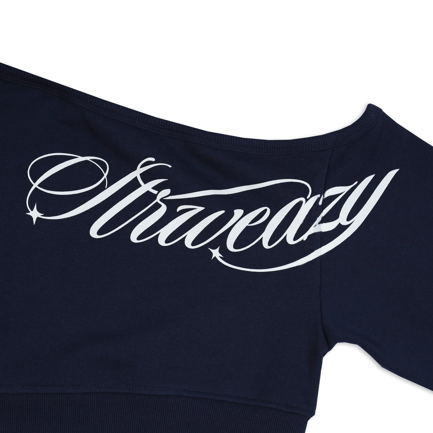 SWE EAZY OFF-SHOULDER CROP - NAVY