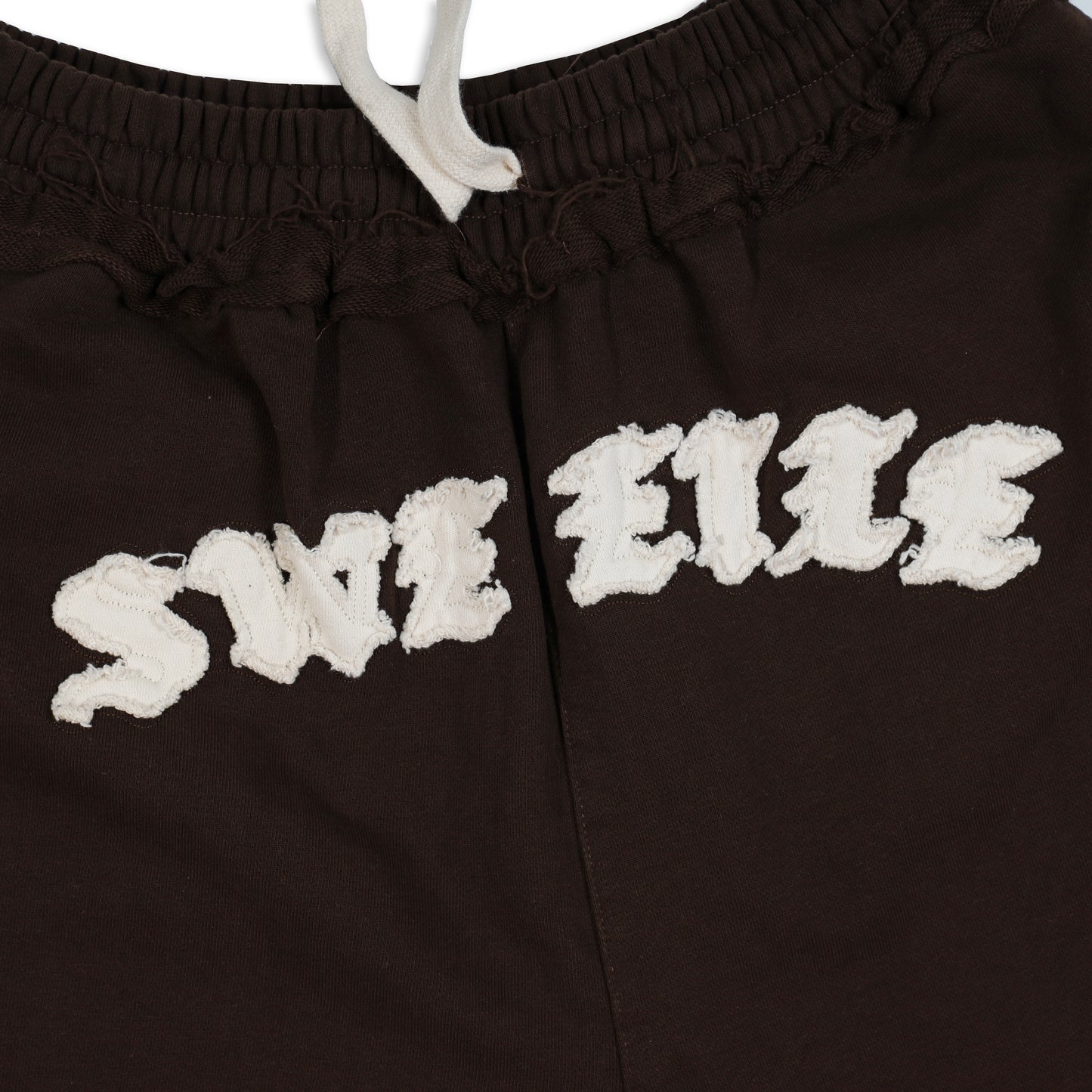 SWE ETIE SWEATPANTS - BROWN