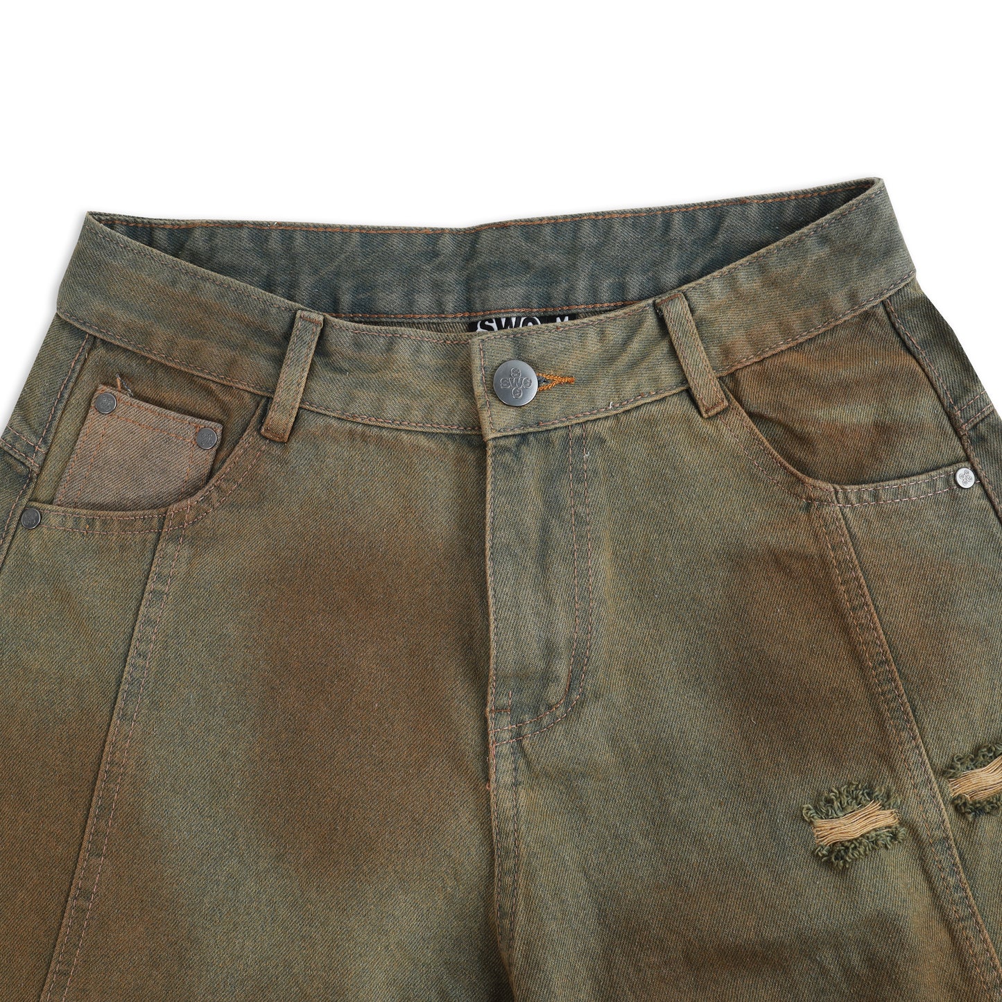 SWE PATINA JEANS - BROWN