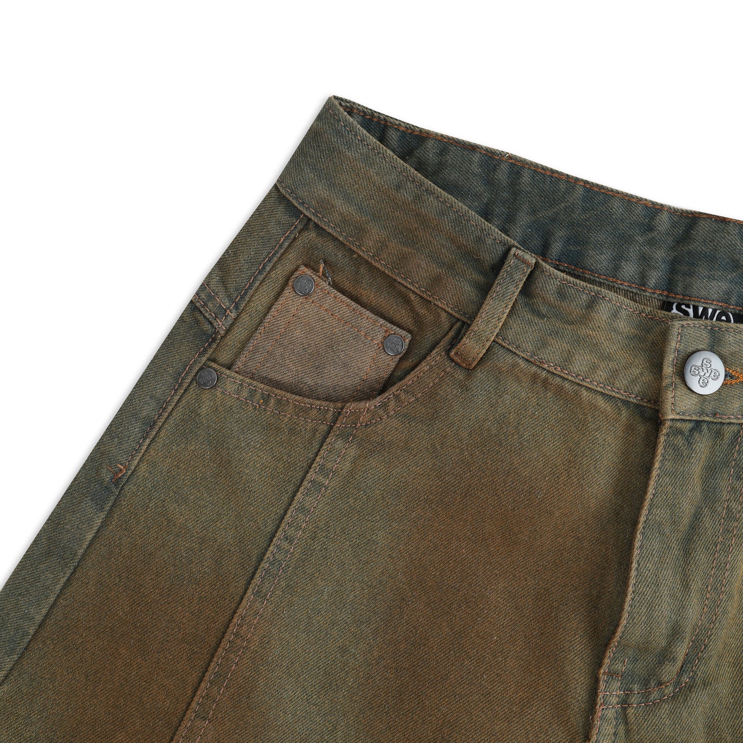 SWE PATINA JEANS - BROWN