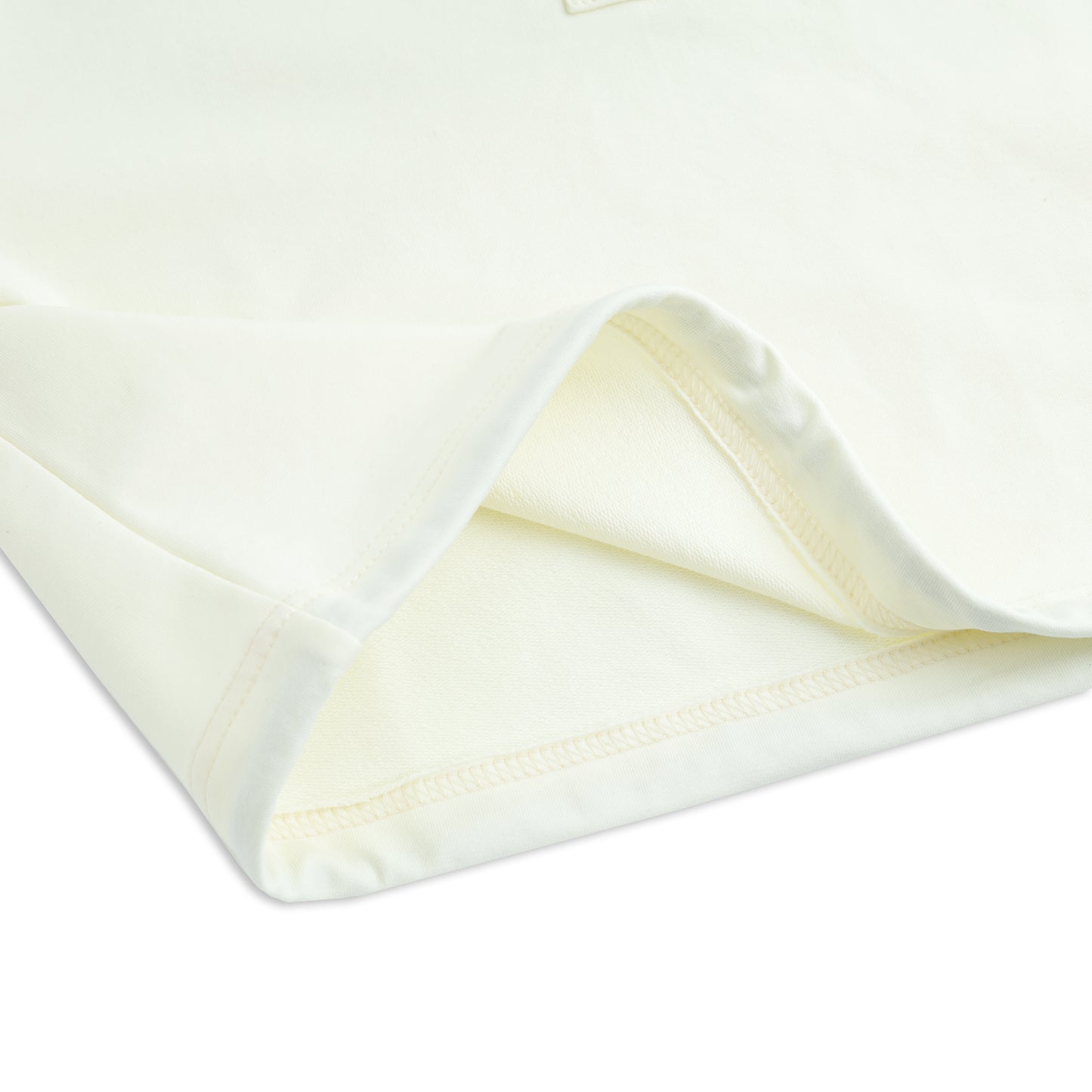 SWE SCRIPT CROP POLO - IVORY