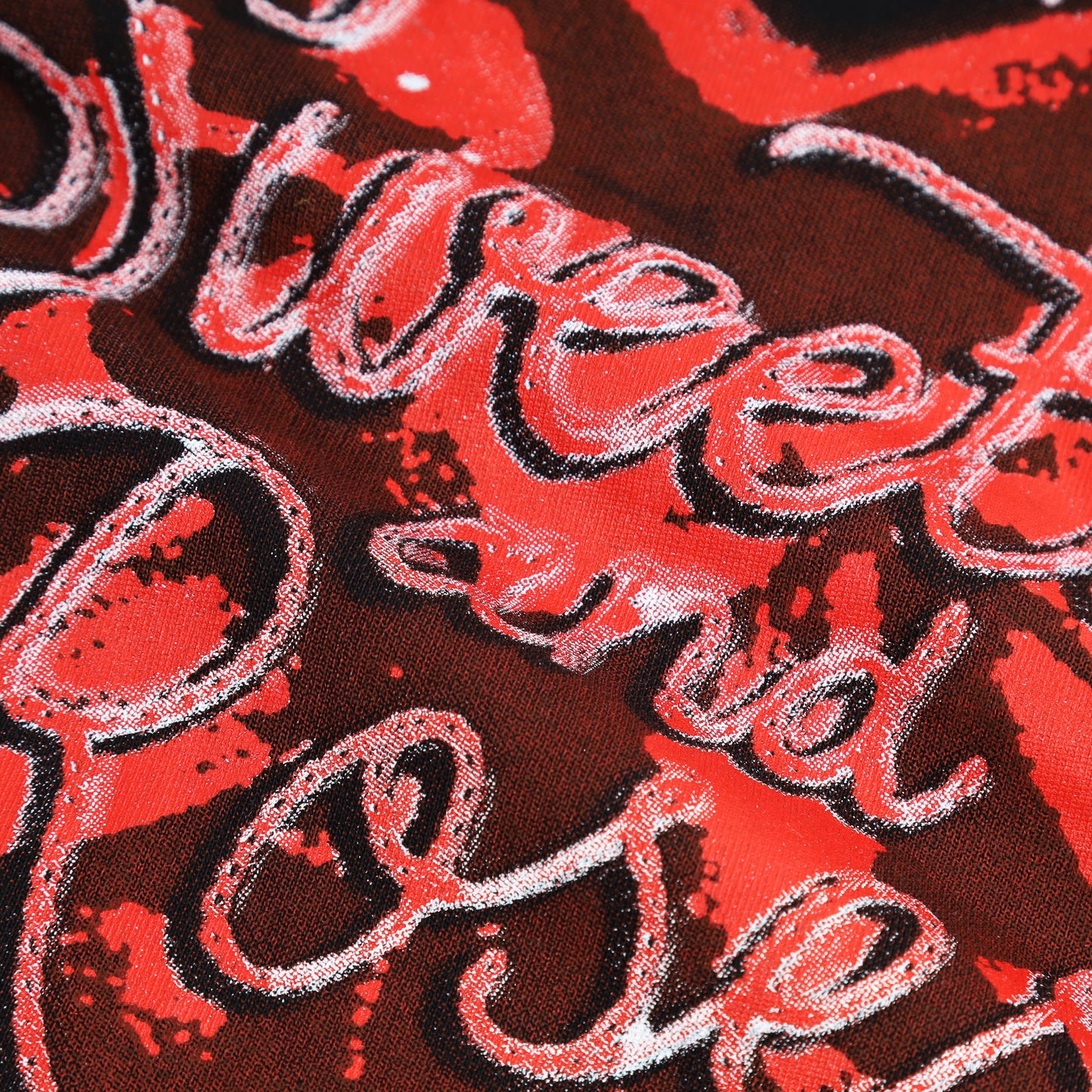 SWE CANDY ROSES BOXY TEE - BLACK