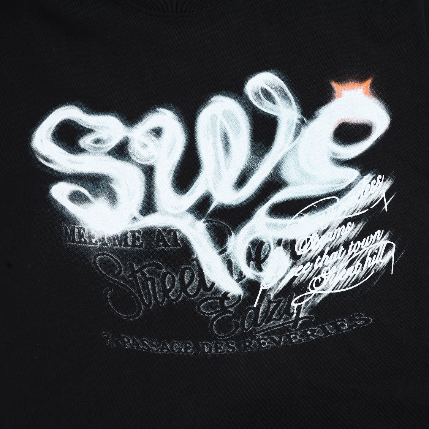 SWE AFTERIMAGE BOXY TEE - BLACK