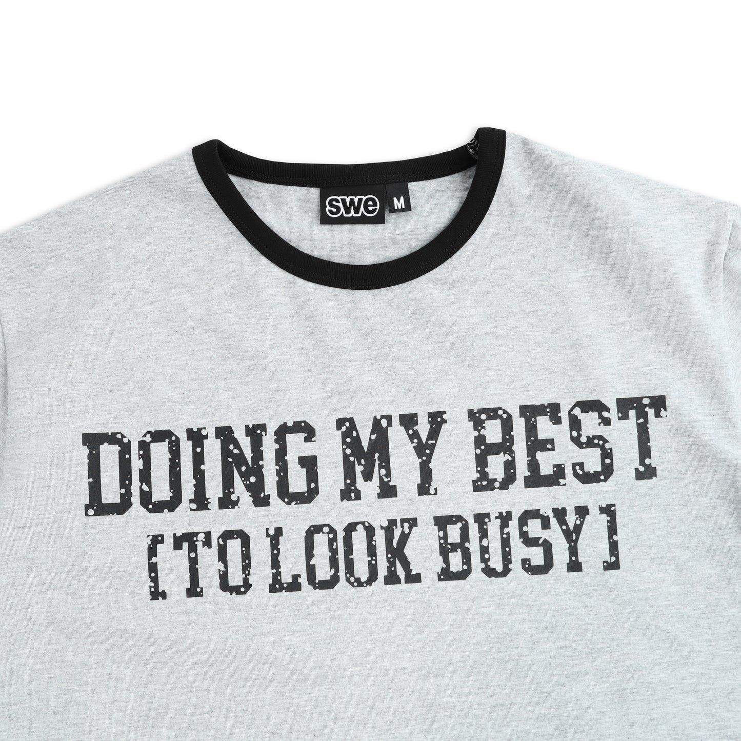 SWE BUSY RINGER TEE - GRAY