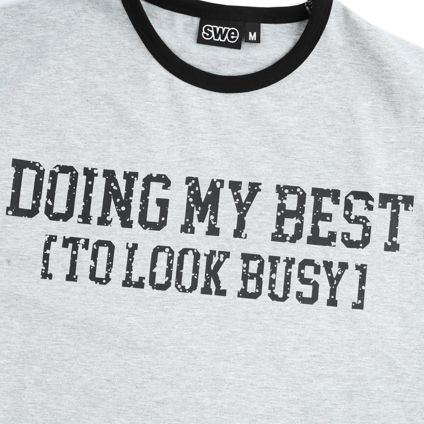 SWE BUSY RINGER TEE - GRAY