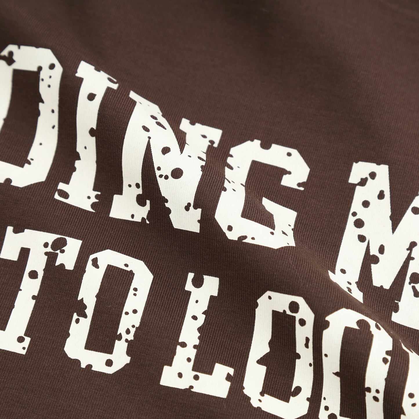 SWE BUSY RINGER TEE - BROWN